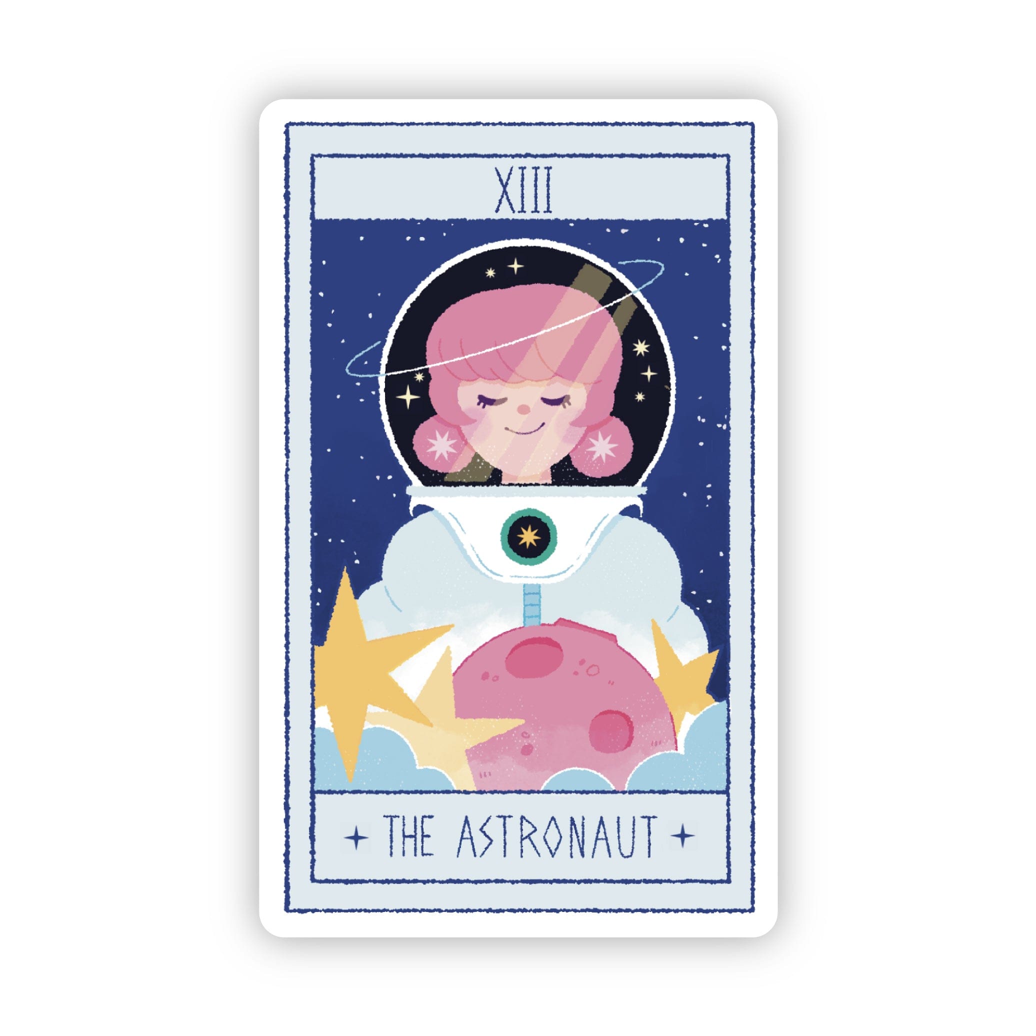  The Astronaut Tarot Card Sticker (Women in Science)、mySite、elrpsem3k