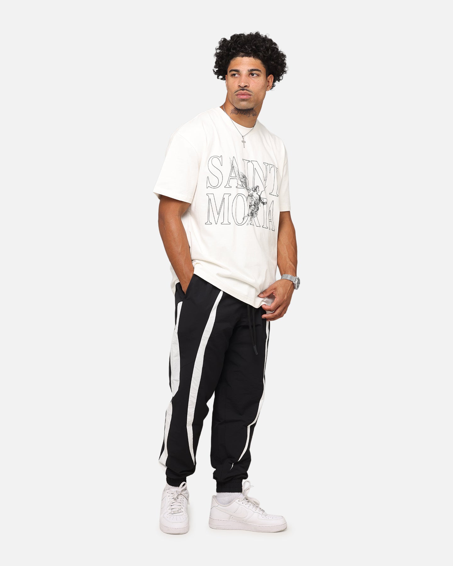 Saint Morta Angelic Boxy T-Shirt Off White、mySite、zt4zffjzw