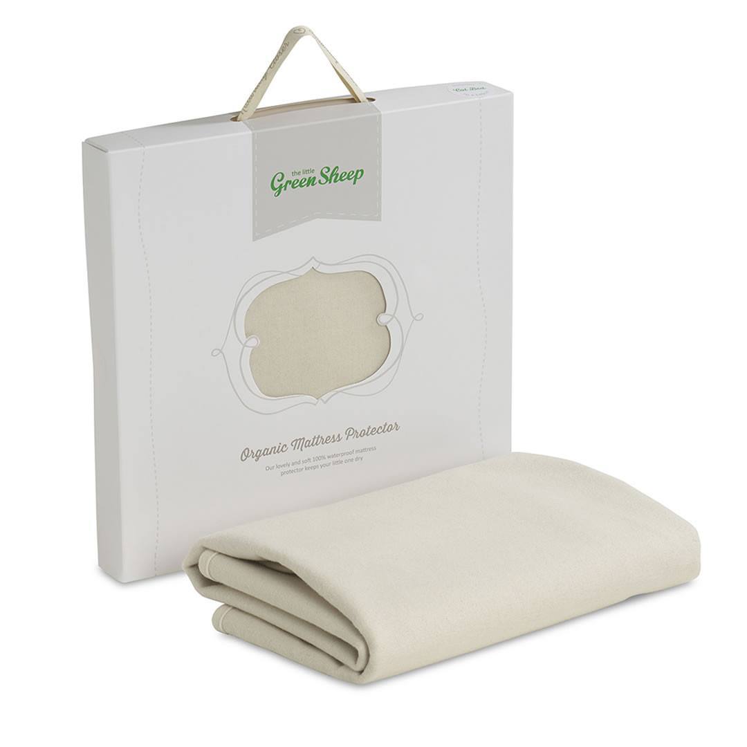  The Little Green Sheep - Organic Mattress Protector - Stokke/Leander Cot 68x120cm、mySite、merchandisen