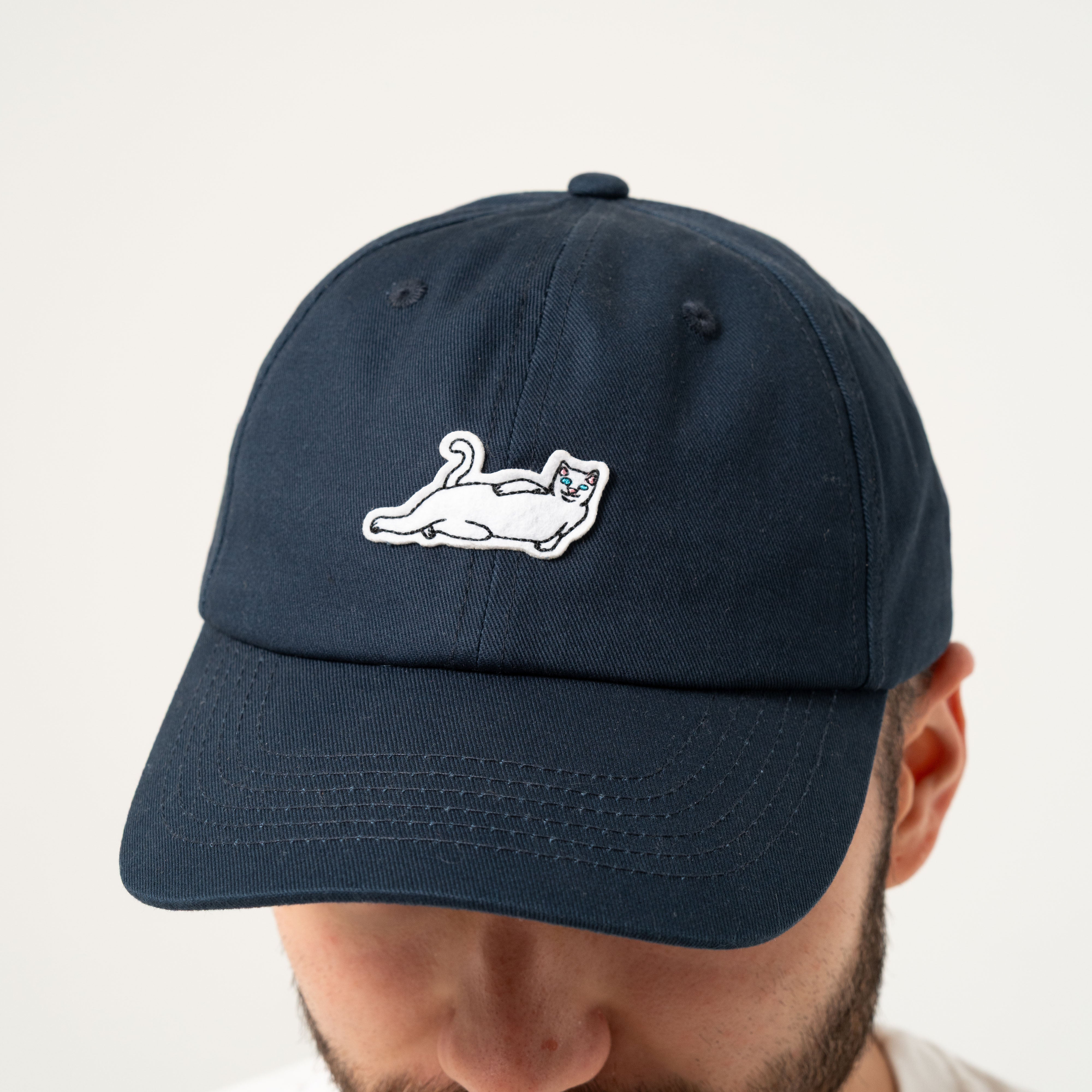  Catstanza Dad Hat (Navy)、mySite、merchandisen