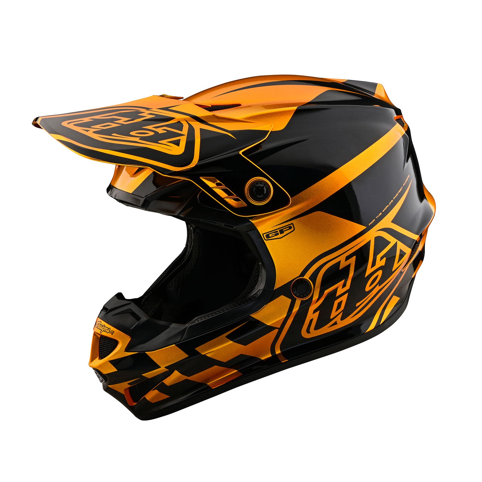 Youth GP Helmet Check Up Gold / Black、mySite、dreamappss