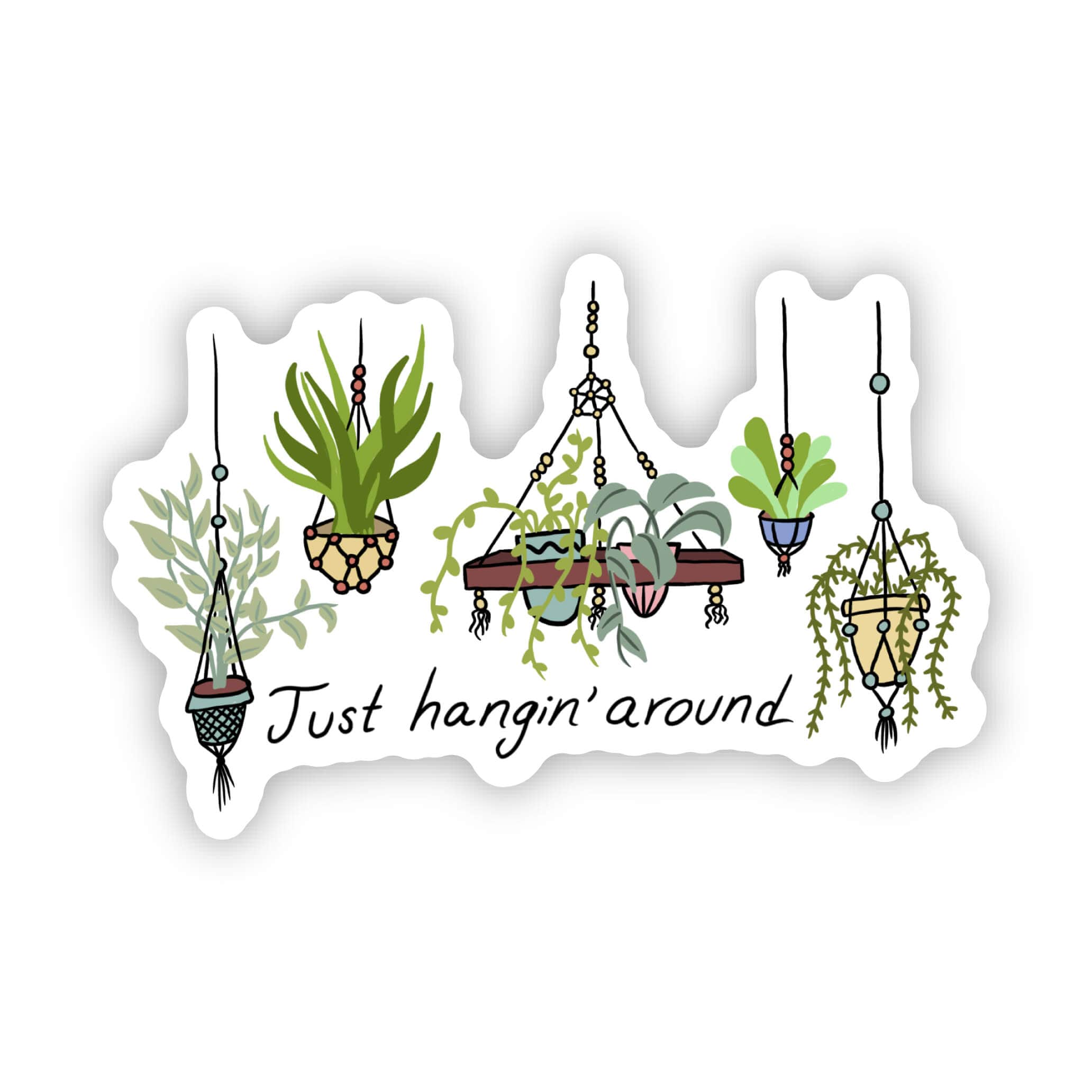  Just hangin around plants sticker、mySite、elrpsem3k