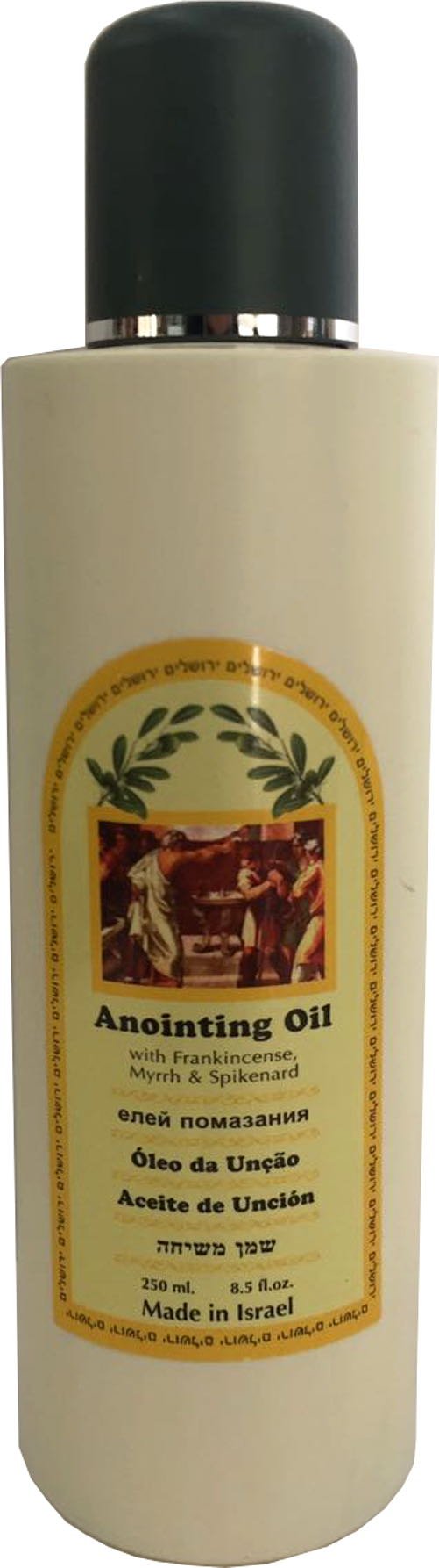  Holy Land Market Myrrh, Frankincense and Spikenard anointing Oil from Ein Gedi large size - Anointing oil - 250 ml (8.5 fl. oz.)、mySite、elrpsem3k