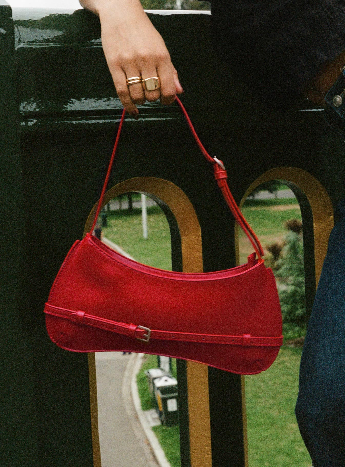 Stand For Something Shoulder Bag Red、mySite、solidvoid