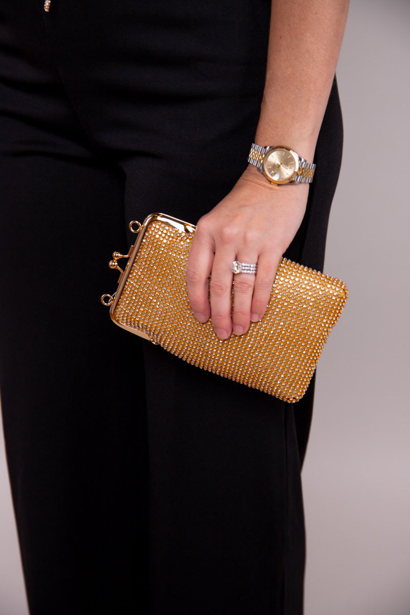 Flashy Cellphone Bag - Gold - FINAL SALE、mySite、hinf8tx79