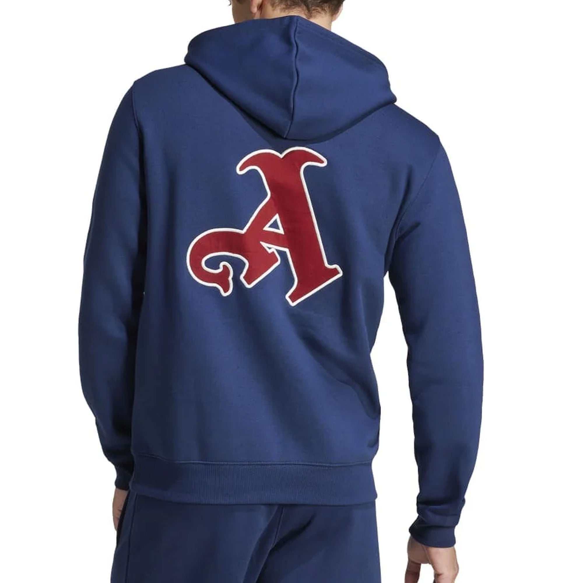 adidas Men's Arsenal 2024/25 VRCT Hoodie Blue/Red、mySite、noshort