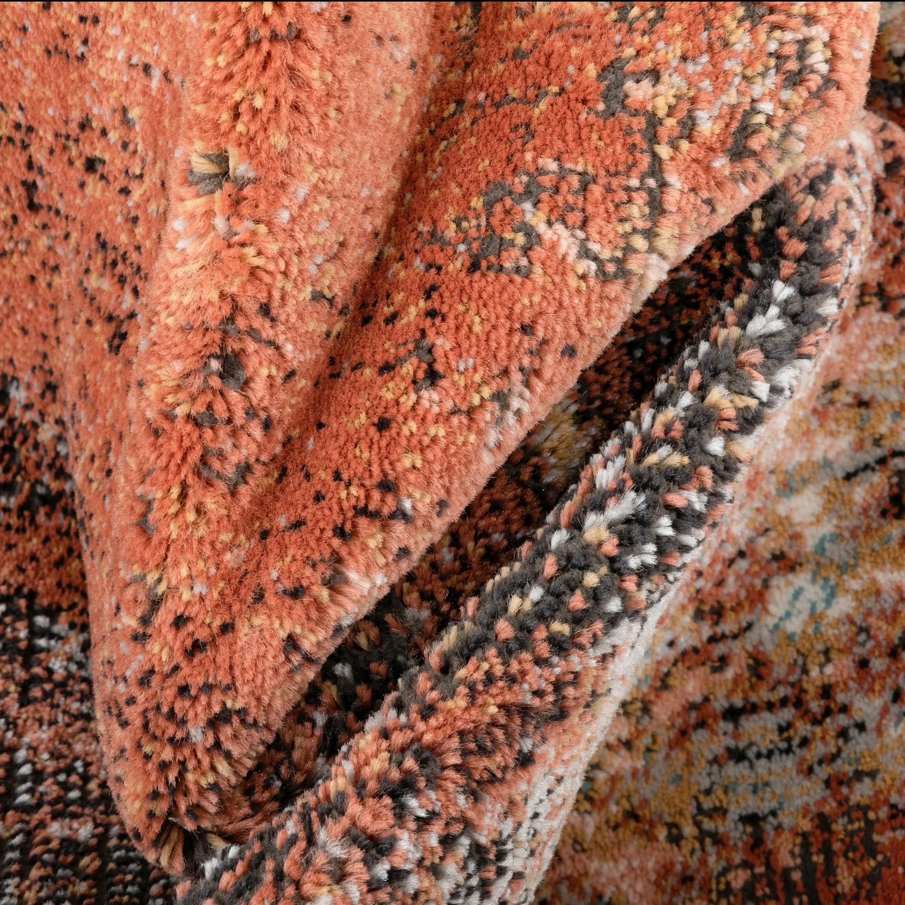 Regen Bohemian Modern Abstract Distressed Multi 2'3 x 7'3 Runner Rug、mySite、gigharbornorthrealestate