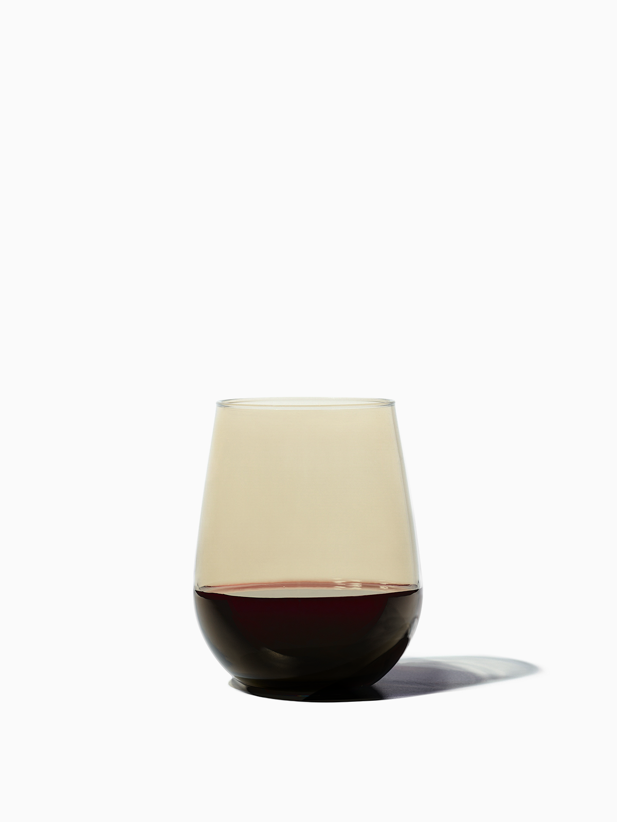 RESERVE 16oz Stemless Wine Color Series Tritan Copolyester Glass Smoke、mySite、camillekostekn