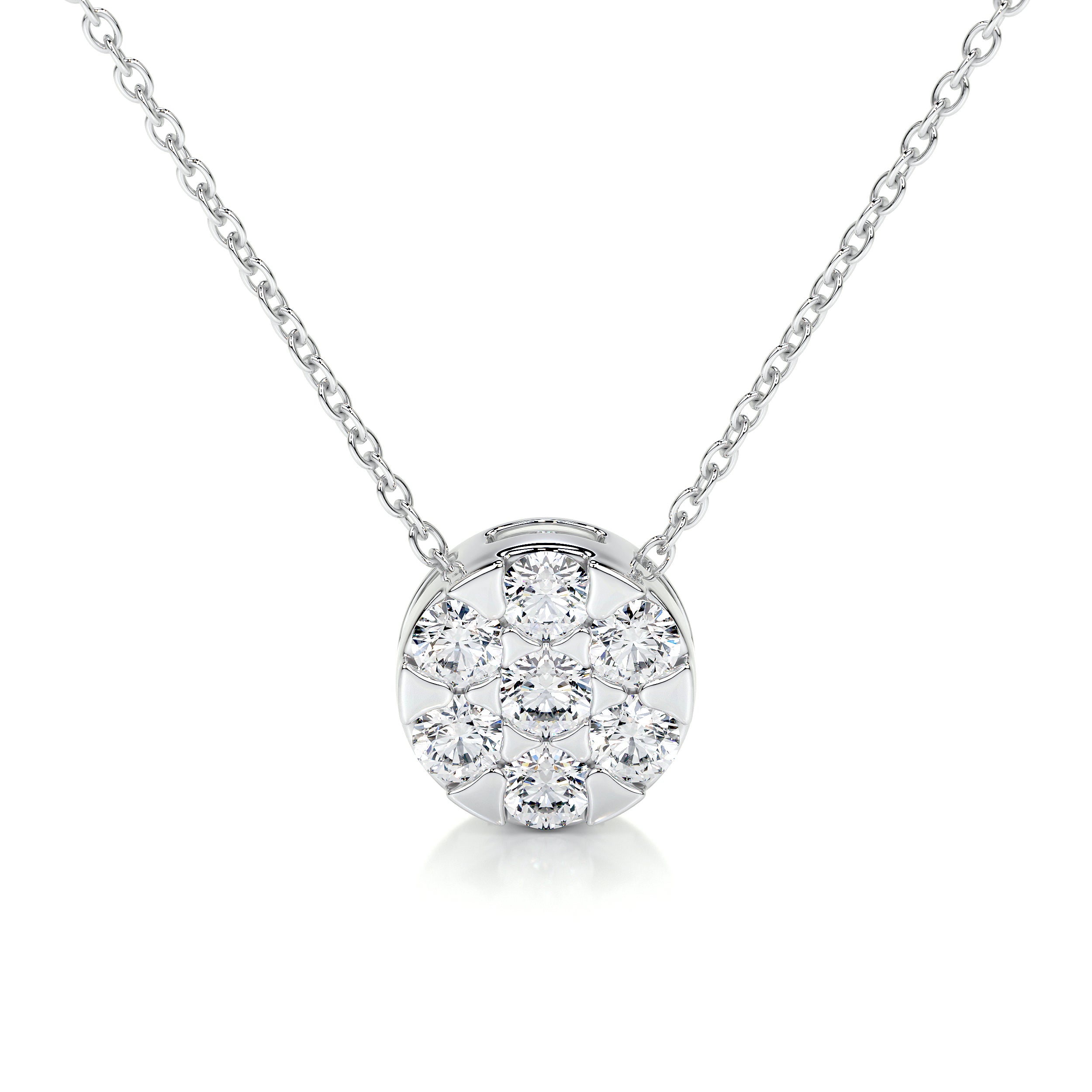 Josie Diamond Pendant (0.50 Carat) -14K White Gold、mySite、hinf8tx79