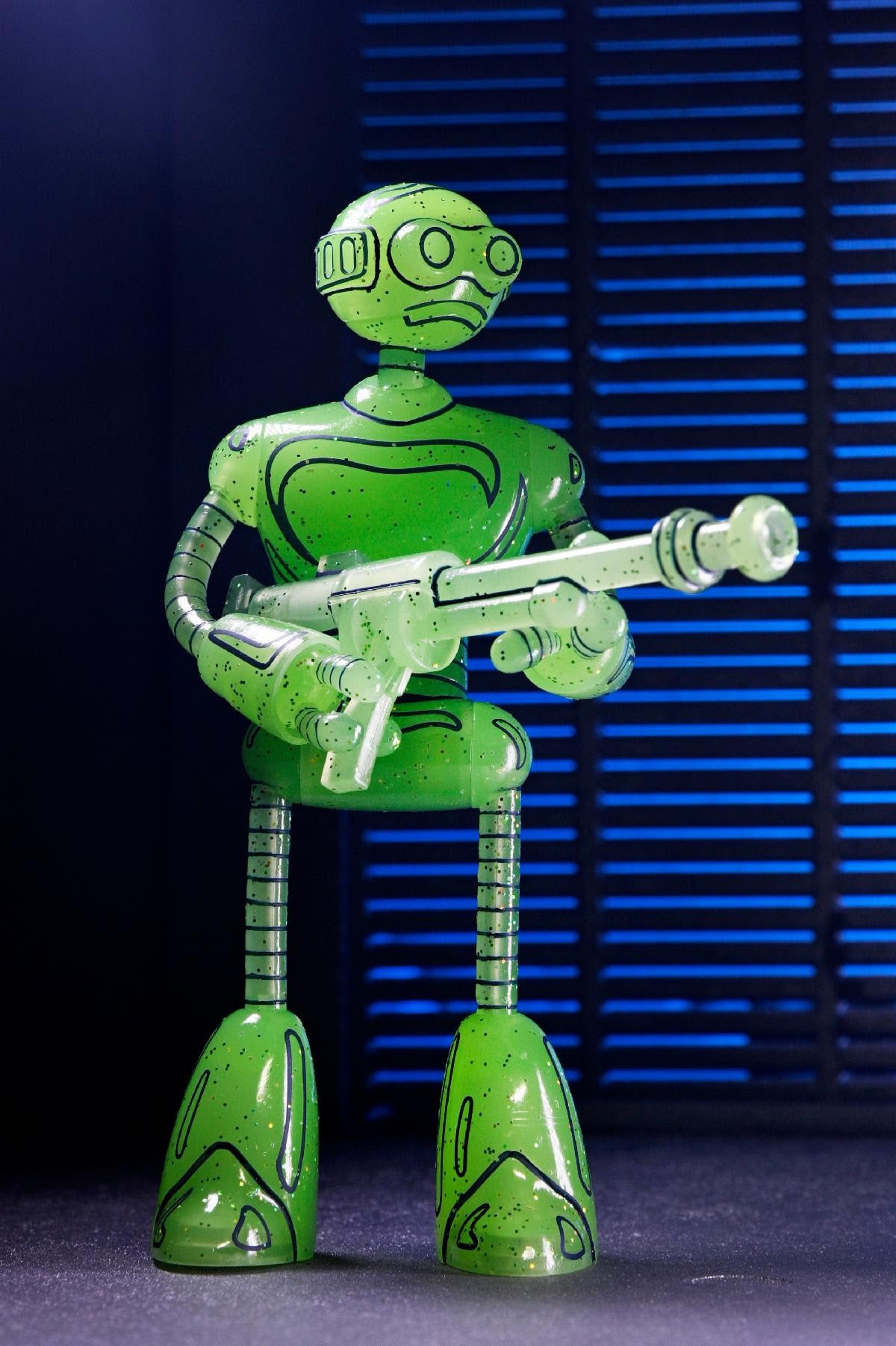 NECA Teenage Mutant Ninja Turtles Glow-In-The-Dark Transmat Fugitoid (Mirage Comics)、mySite、hgirdovlk