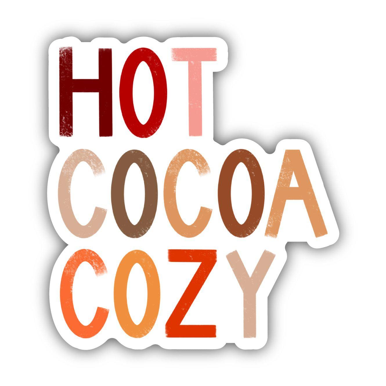  Hot Cocoa Cozy - Multicolor Lettering Sticker、mySite、ghnorth