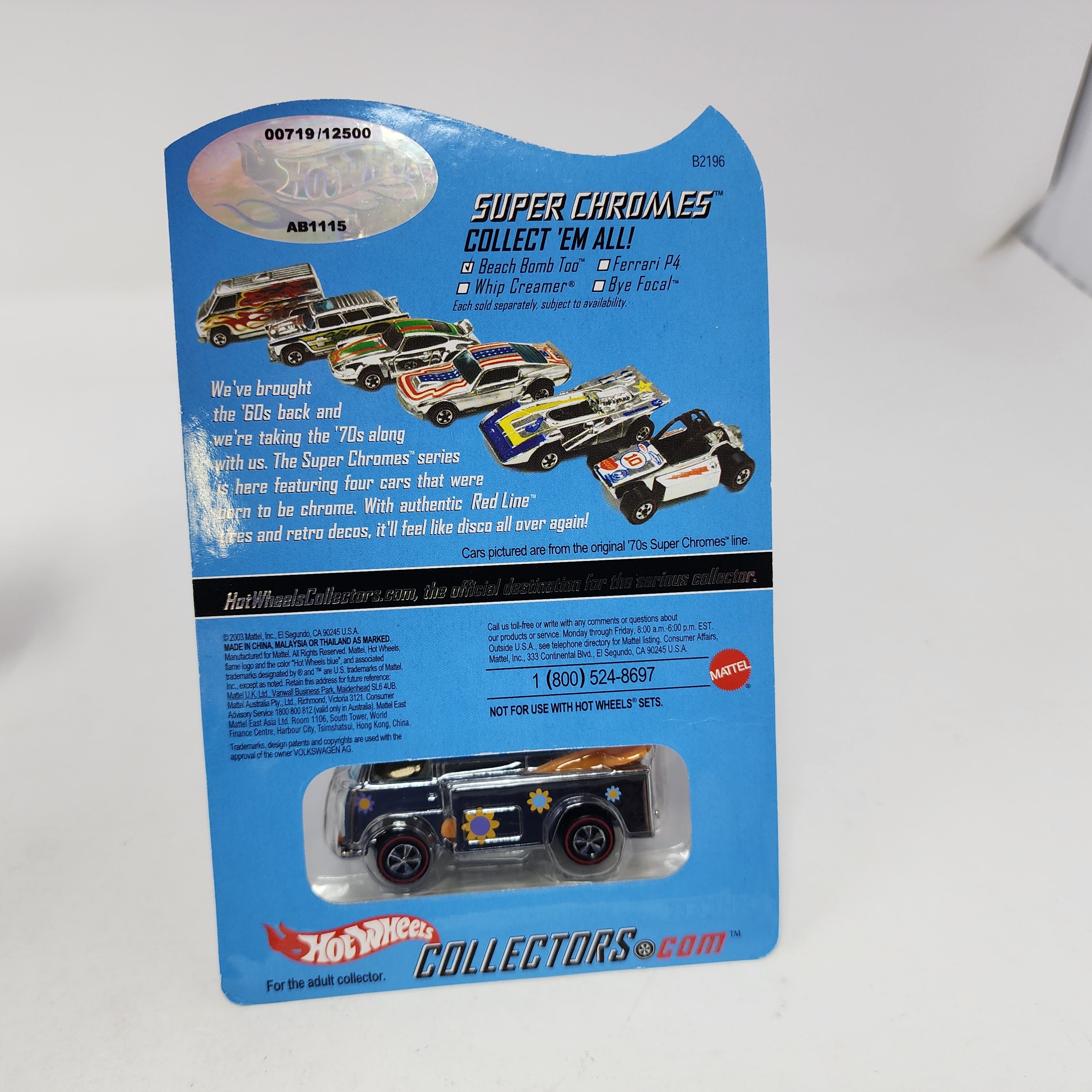 Beach Bomb Too * Hot Wheels Red Line Club RLC Super Chromes、mySite、hgirdovlk