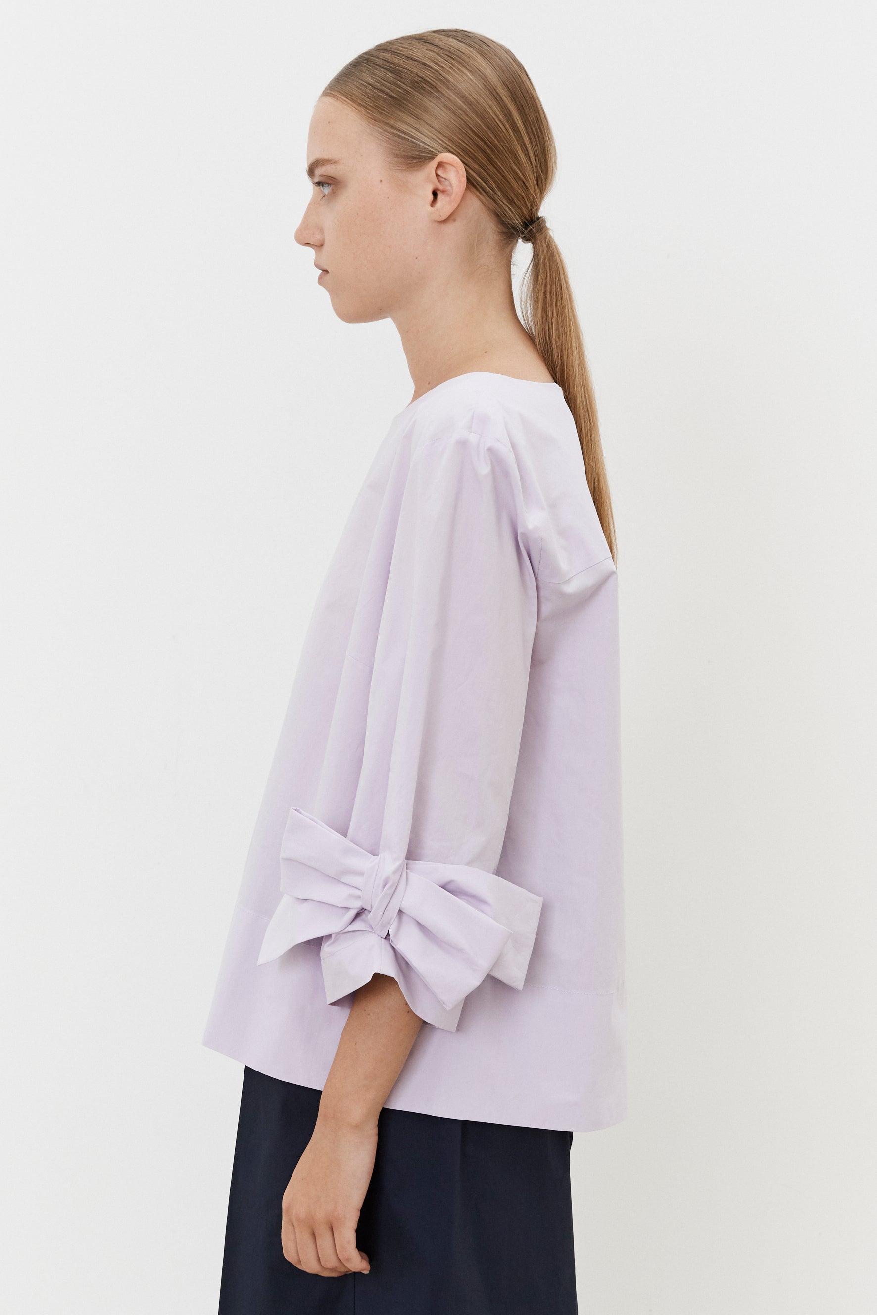 MEIMEIJ Bow Sleeve Blouse - Final Sale、mySite、noshort