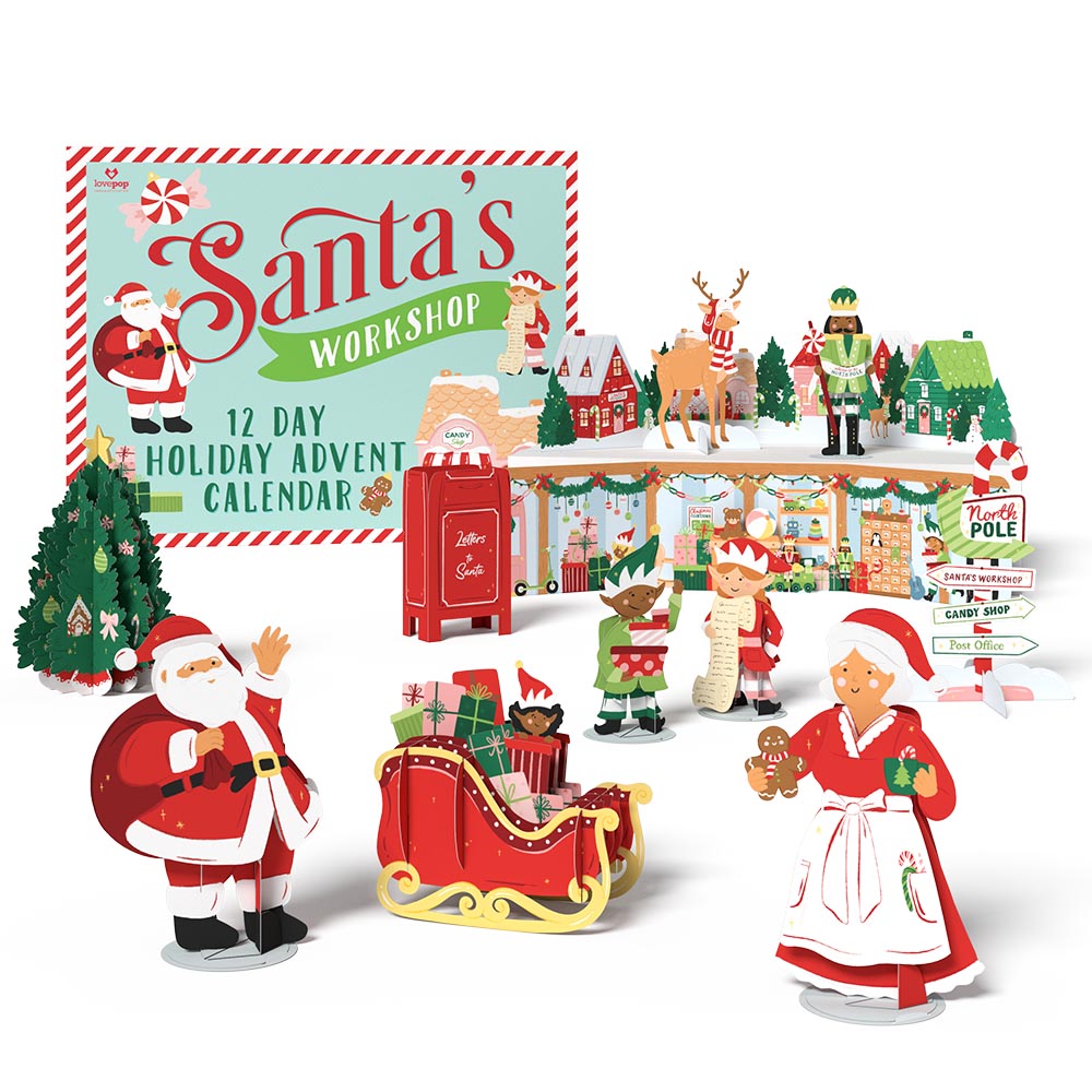 Santa's Workshop 12 Day Holiday Advent Calendar、mySite、solidvoid