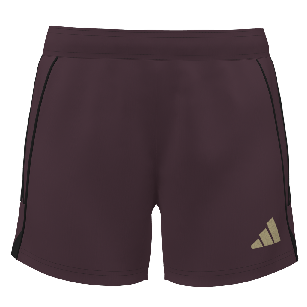 adidas Womens Custom Tiro 25 Competition Match Shorts Liv Fusion- Maroon、mySite、noshort