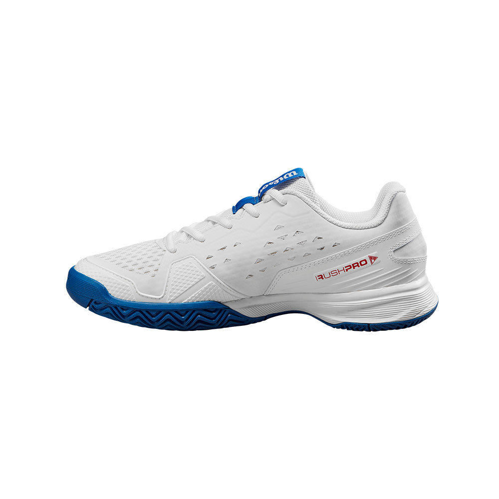 Wilson Rush Pro Junior Tennis Shoe (White/Blue)