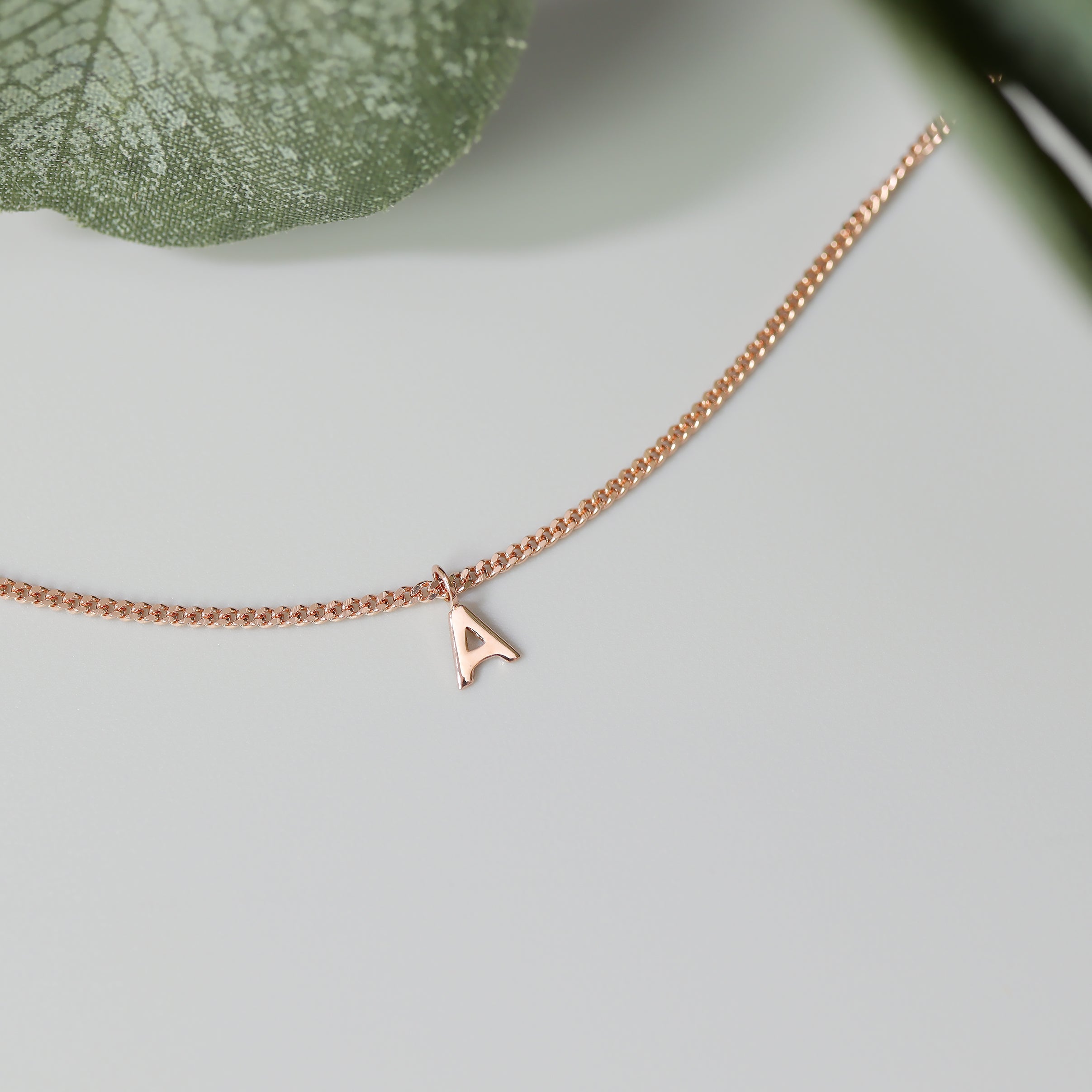 Permanent Jewelry 14K Solid Rose Gold Initial Charms / PMJ2003、mySite、dreamappss