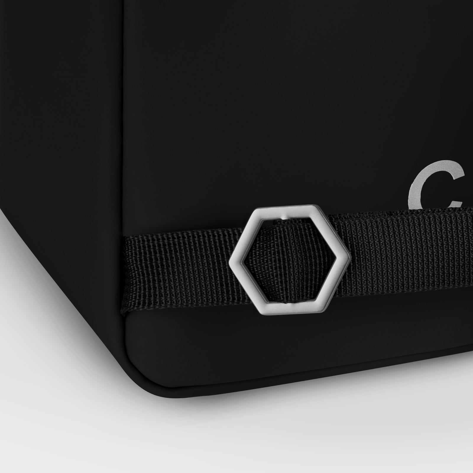  Nuitée Petite Backpack, Black, Silver Colour