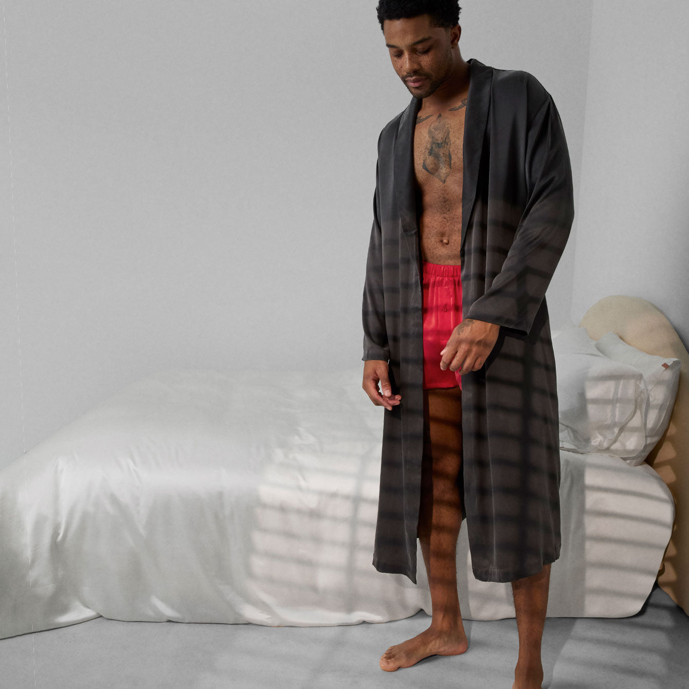 Men's Washable Silk Boxer、mySite、bengalsvssteelers