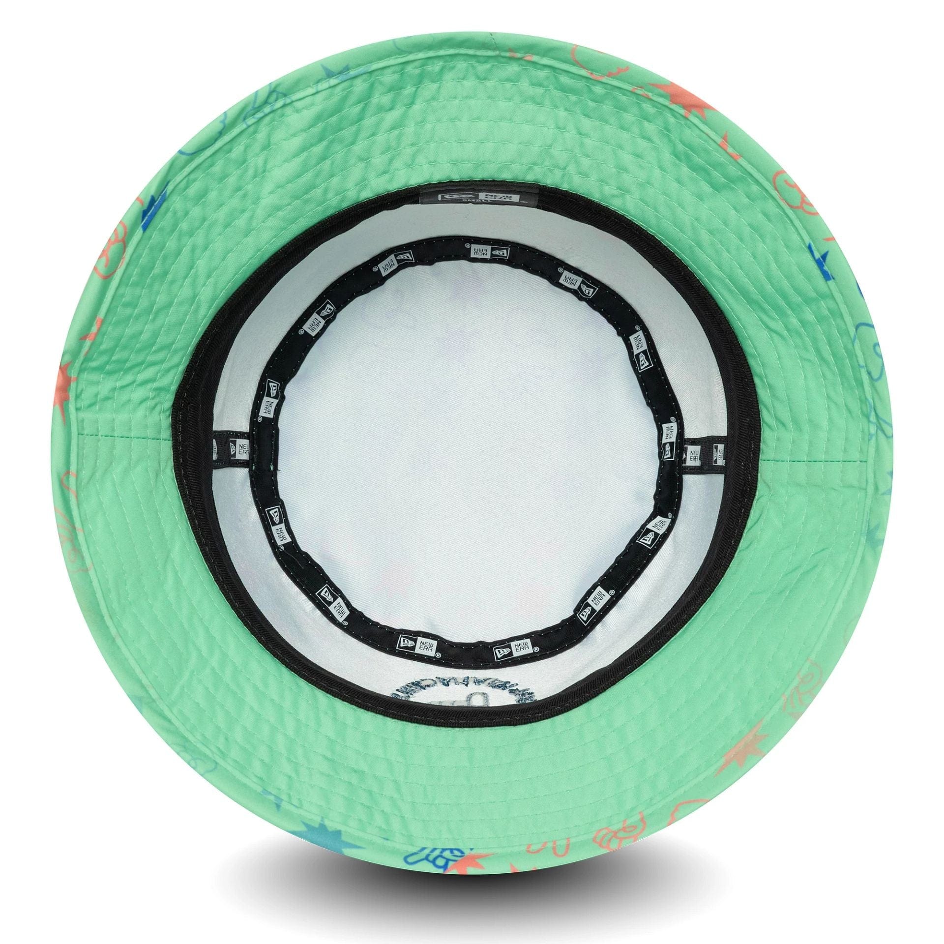 Oval Invincibles The Hundred 2025 All Over Print Green Tapered Bucket Hat、mySite、vikingsvslions