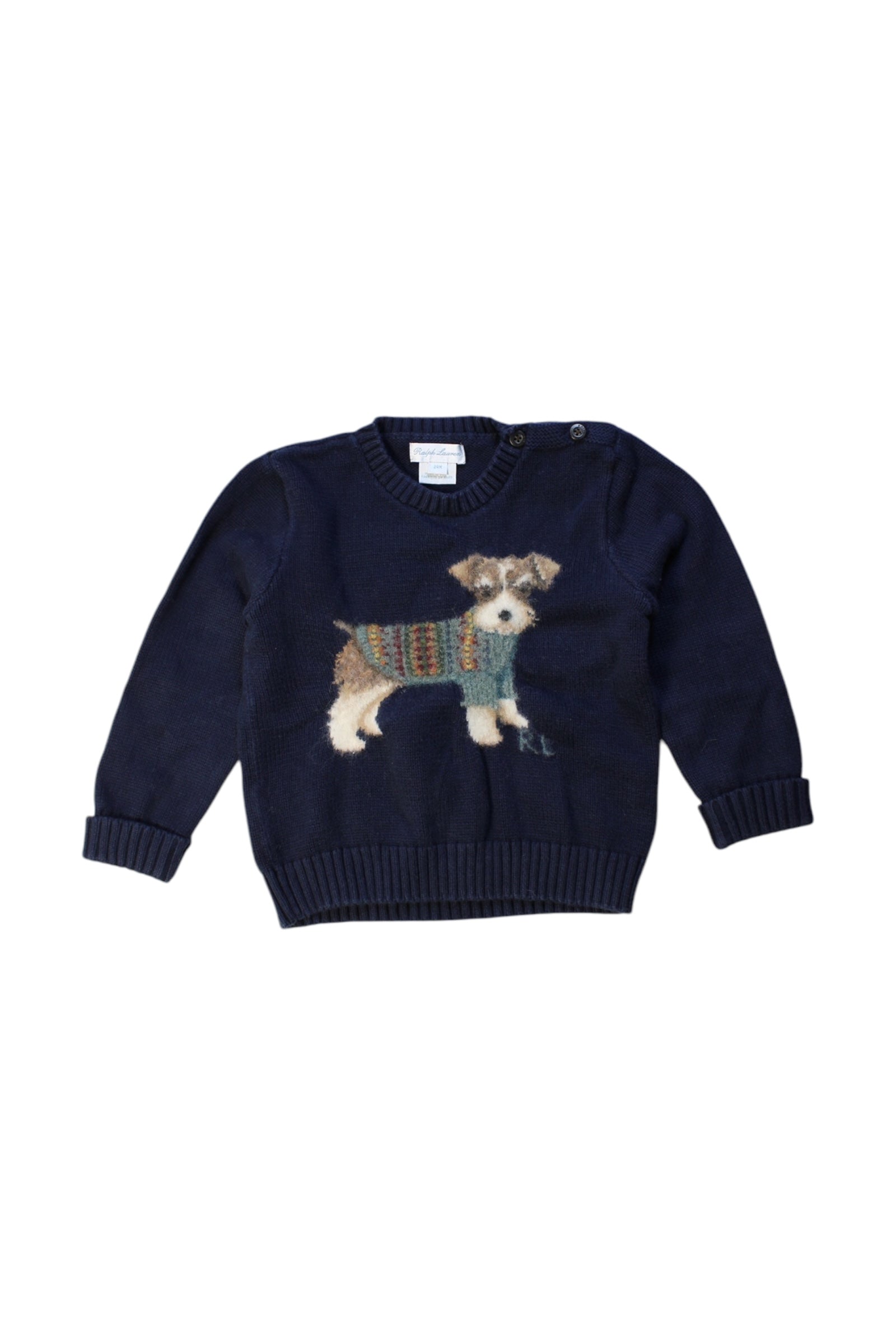 Ralph Lauren Dog Knit Sweater 2T、mySite、g9winljtr