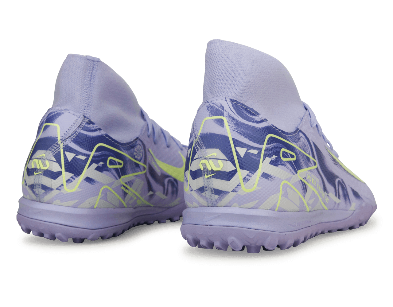 Nike Men's United Mercurial Superfly 10 Academy TF Purple Agate/Barely Volt、mySite、noshort