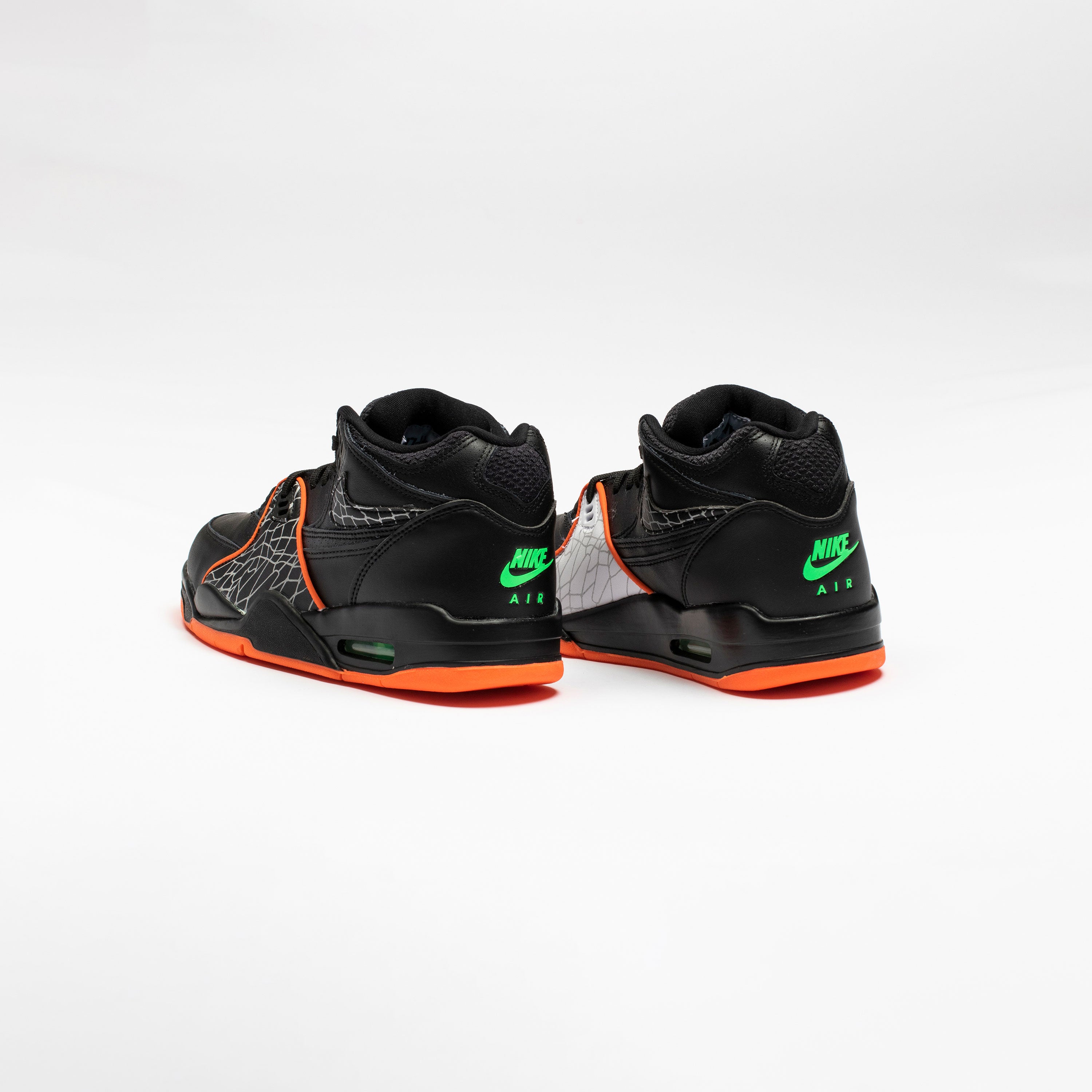 Air Flight 89 All-Star Mens Basketball Shoe - Black/Blaze Orange- Green Strike、mySite、dreamappss