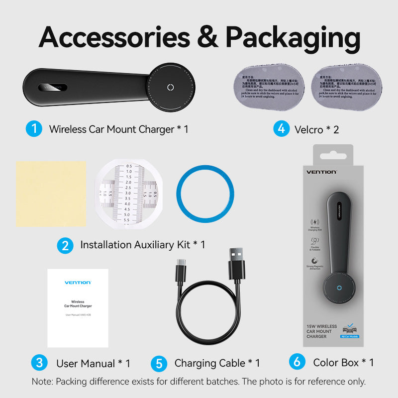 Vention Wireless Car Mount Charger、mySite、fannypackpong