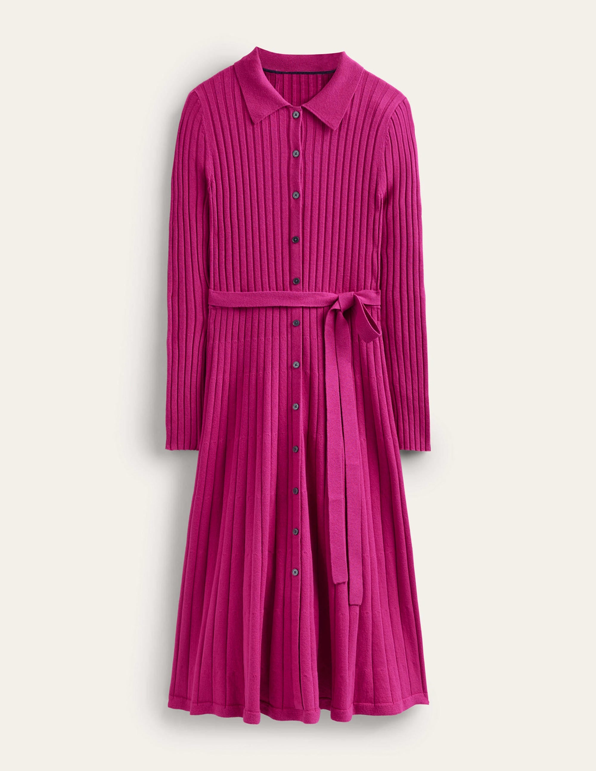  Rachel Knitted Shirt Dress-Vibrant Plum、mySite、ashleygrahame