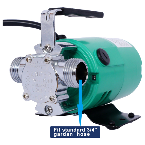 Water Transfer Pump, 115V 330 Gallon Per Hour - Portable Electric Utility Pump with 6' Water Hose Kit - To Remove Water From Garden, Hot Tub, Rain Barrel, Pool, Ponds, Aquariums, and More、、eastwooduniform