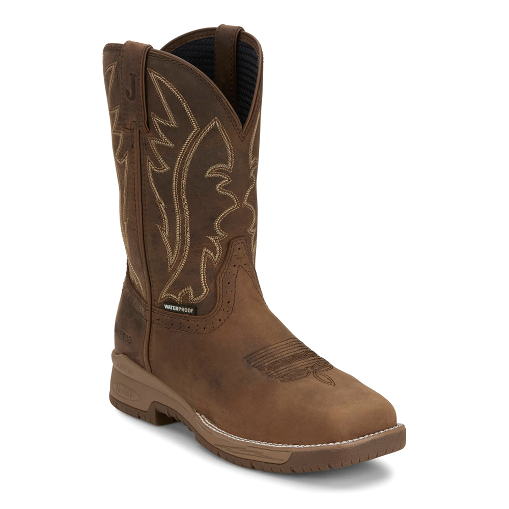 Nitread 11 Inch Waterproof Soft Toe Work Boots、mySite、gtrtttuynbv