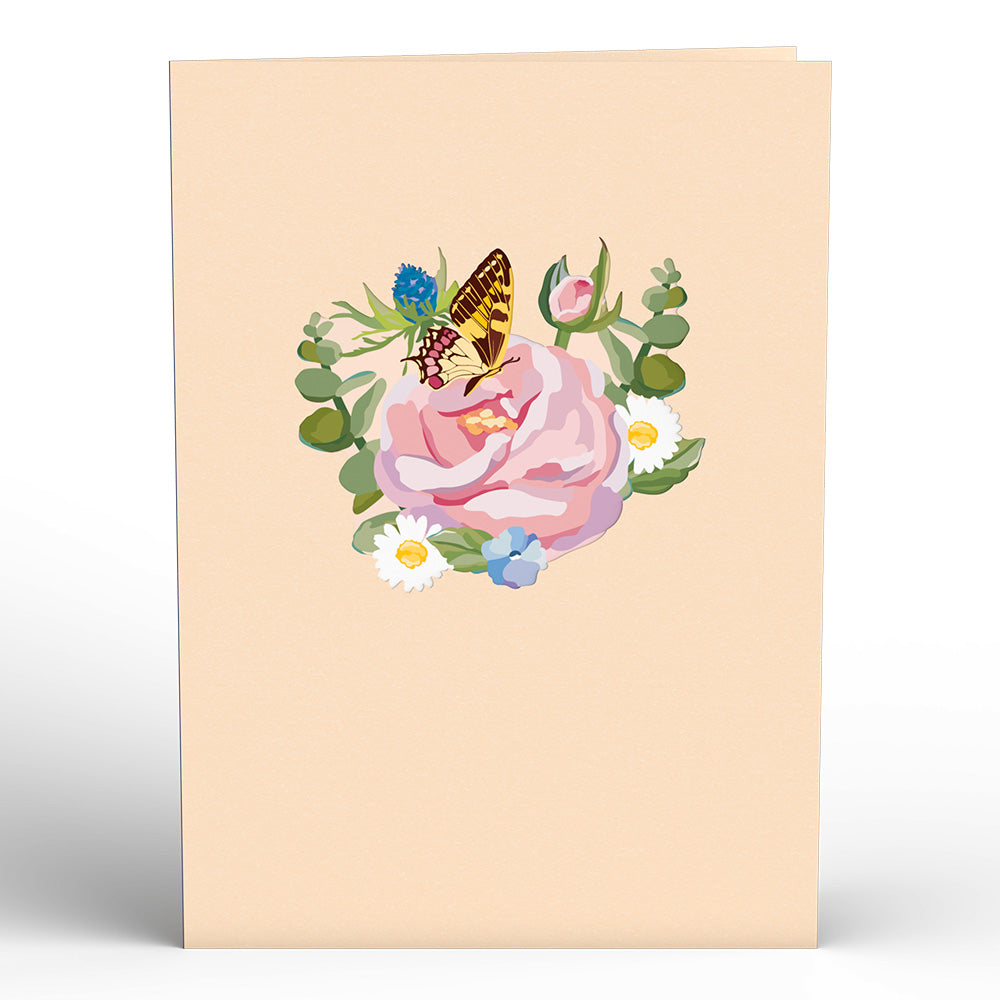 Hydrangea Butterflies Pop-Up Card、mySite、solidvoid