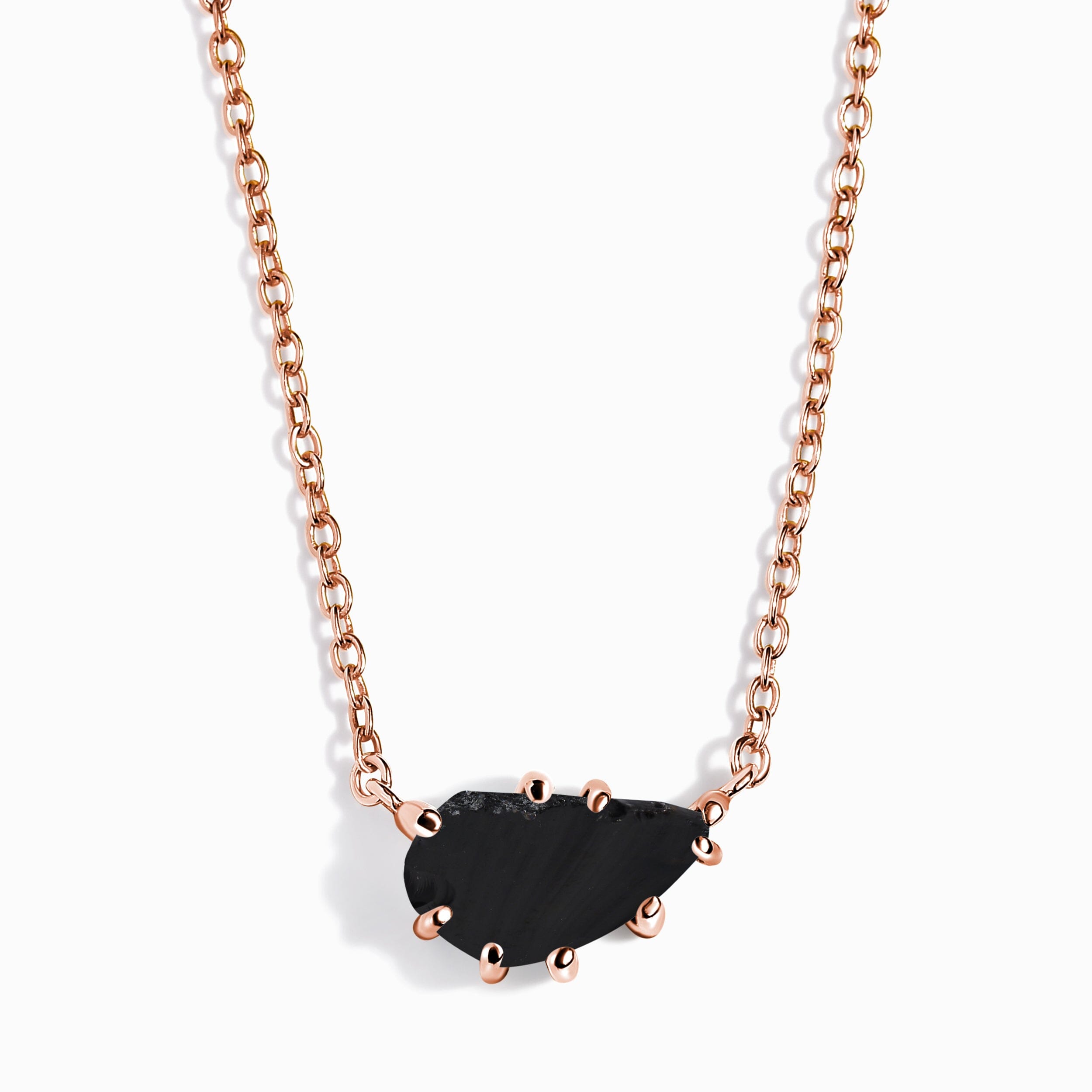Raw Crystal Necklace - Serene Black Obsidian、mySite、hinf8tx79