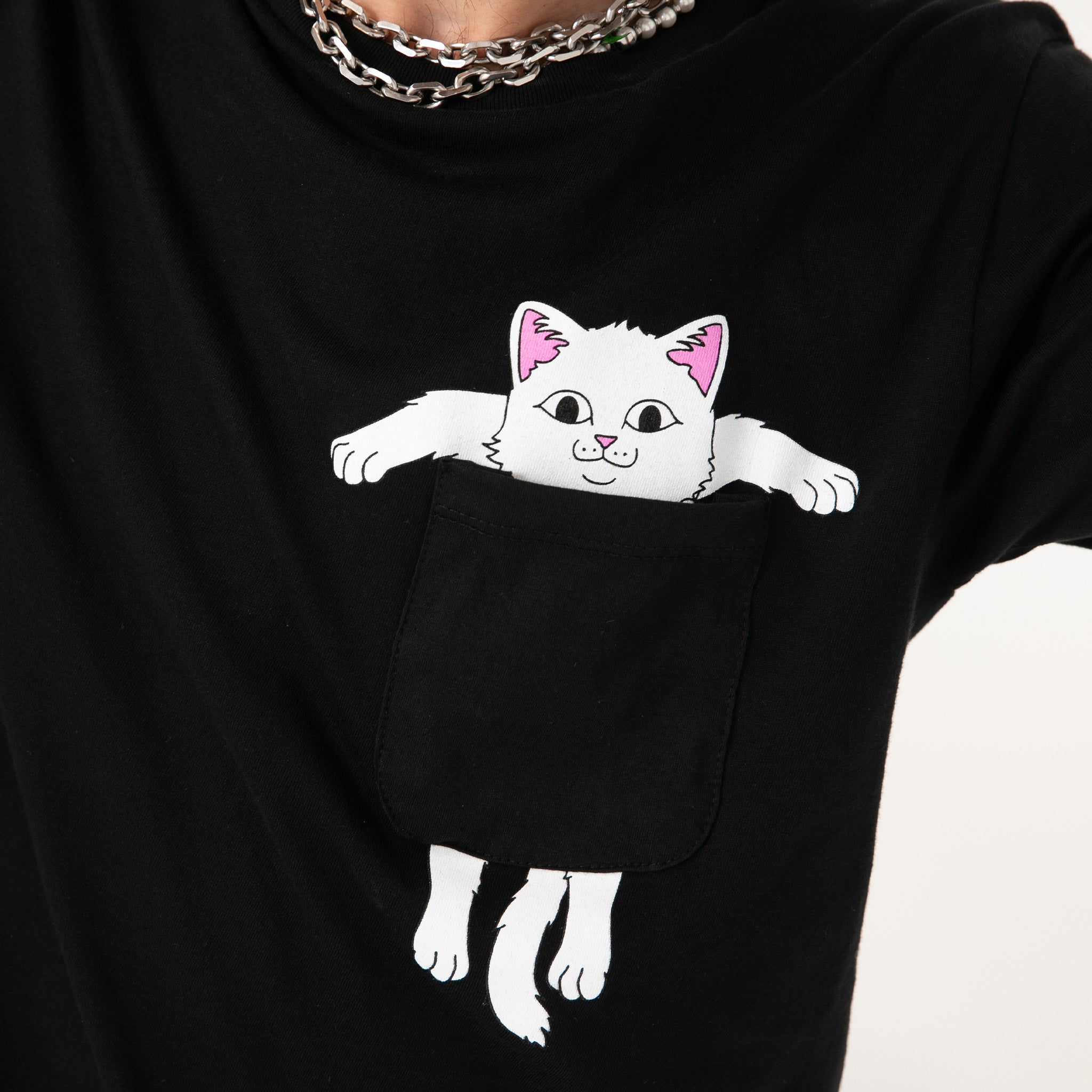  Broke The Pocket Pocket Tee (Black)、mySite、merchandisen