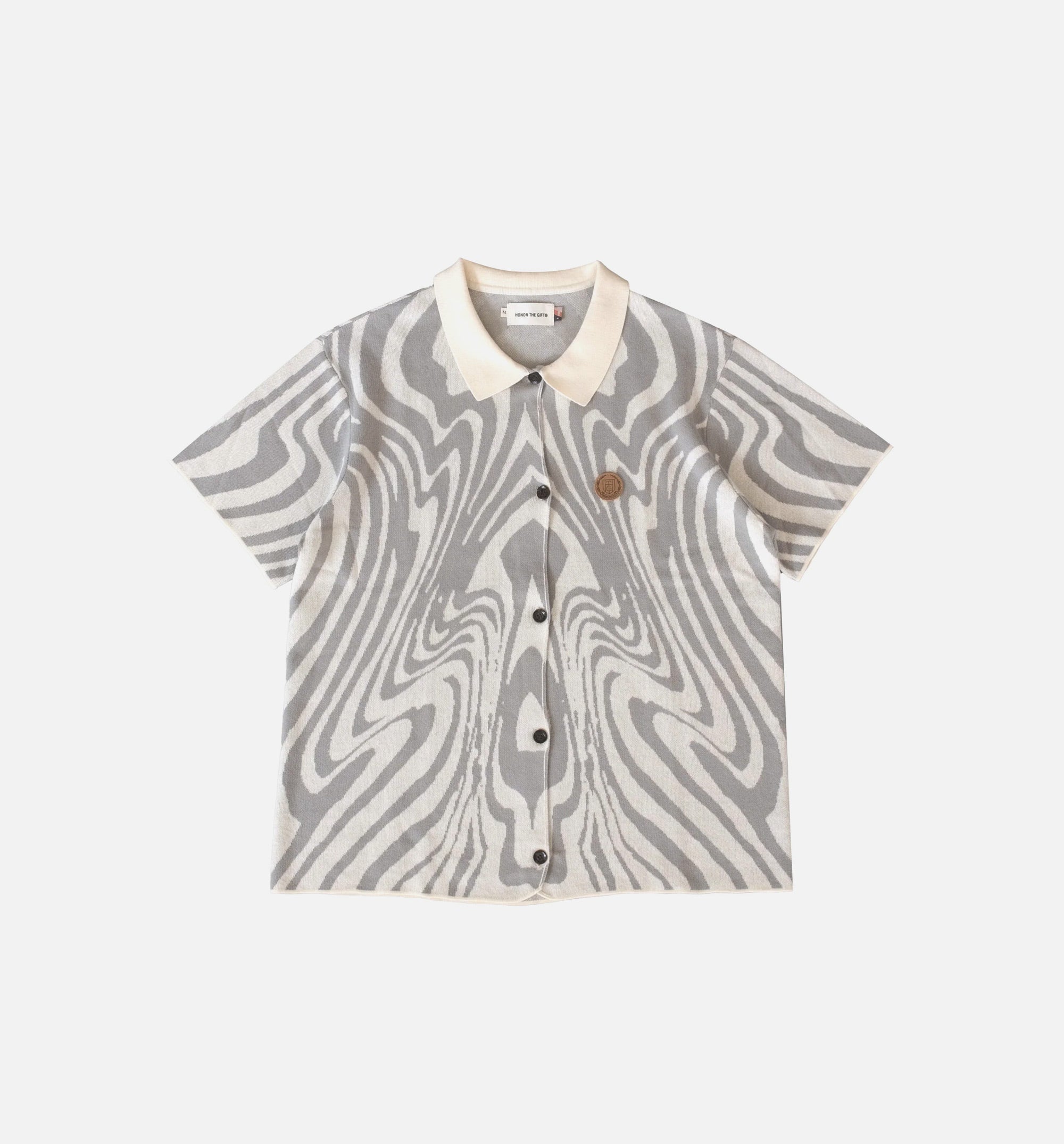 Dazed Button Up Mens Shirt - Bone/Beige、mySite、dreamappss