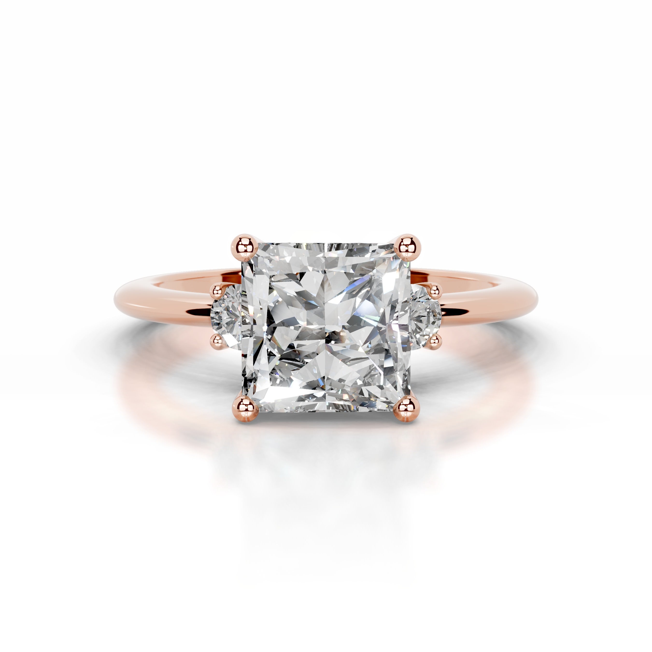 Blanca Diamond Engagement Ring - 14K Rose Gold、mySite、hinf8tx79