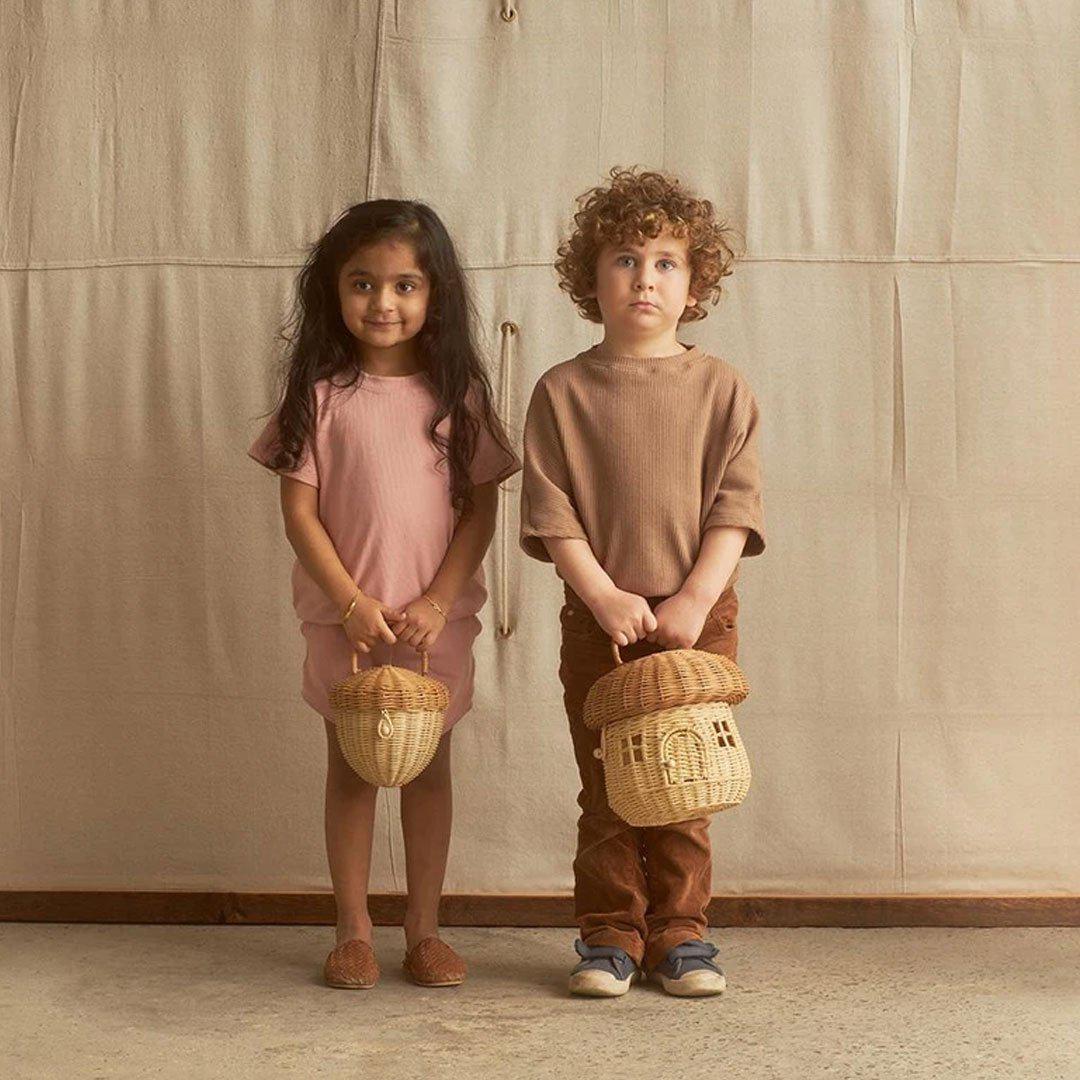  Olli Ella Rattan Mushroom Basket、mySite、merchandisen