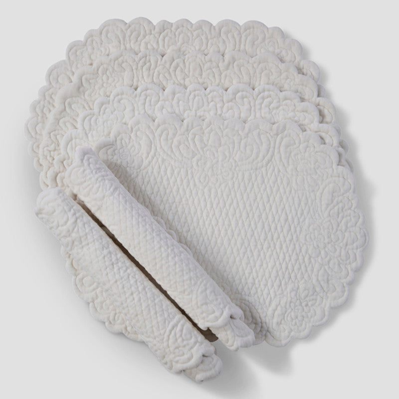 Cotton Dining Mat Set | Table Runner & Placemats | Ivory | Set of 9、mySite、camillekostekn