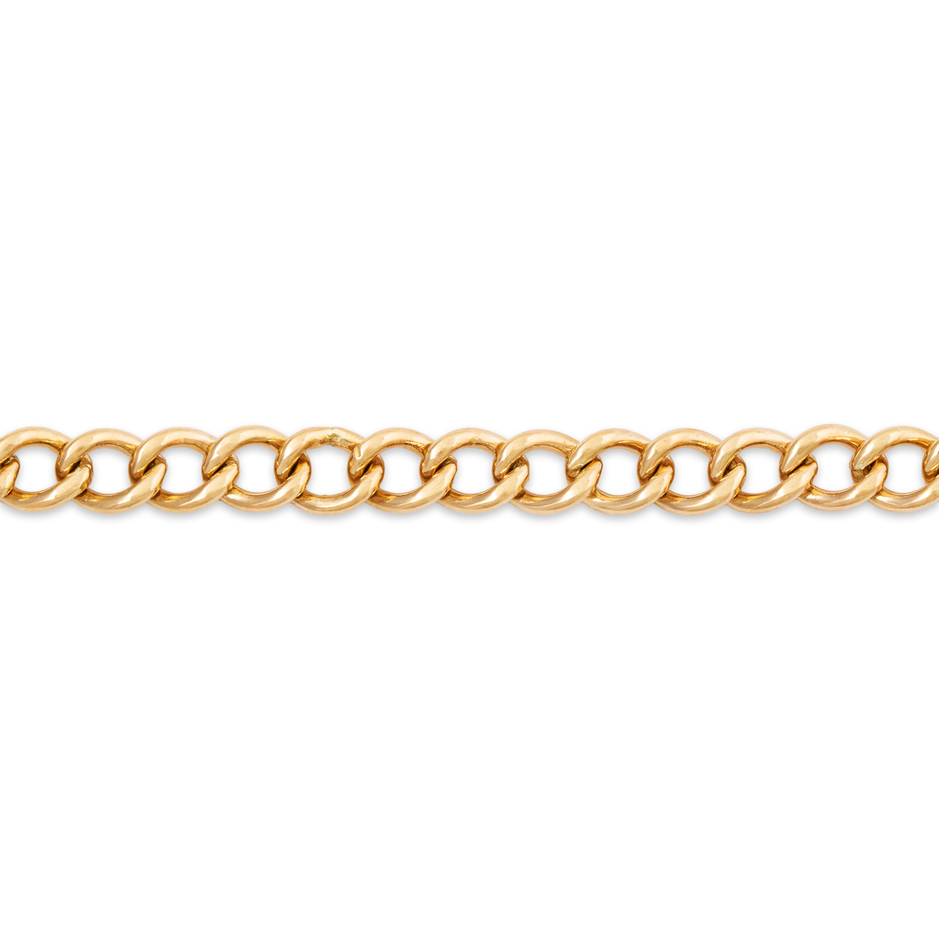 Vintage Heavy 14k Yellow Gold Quintessential Curb Link Bracelet 7.25、mySite、hinf8tx79