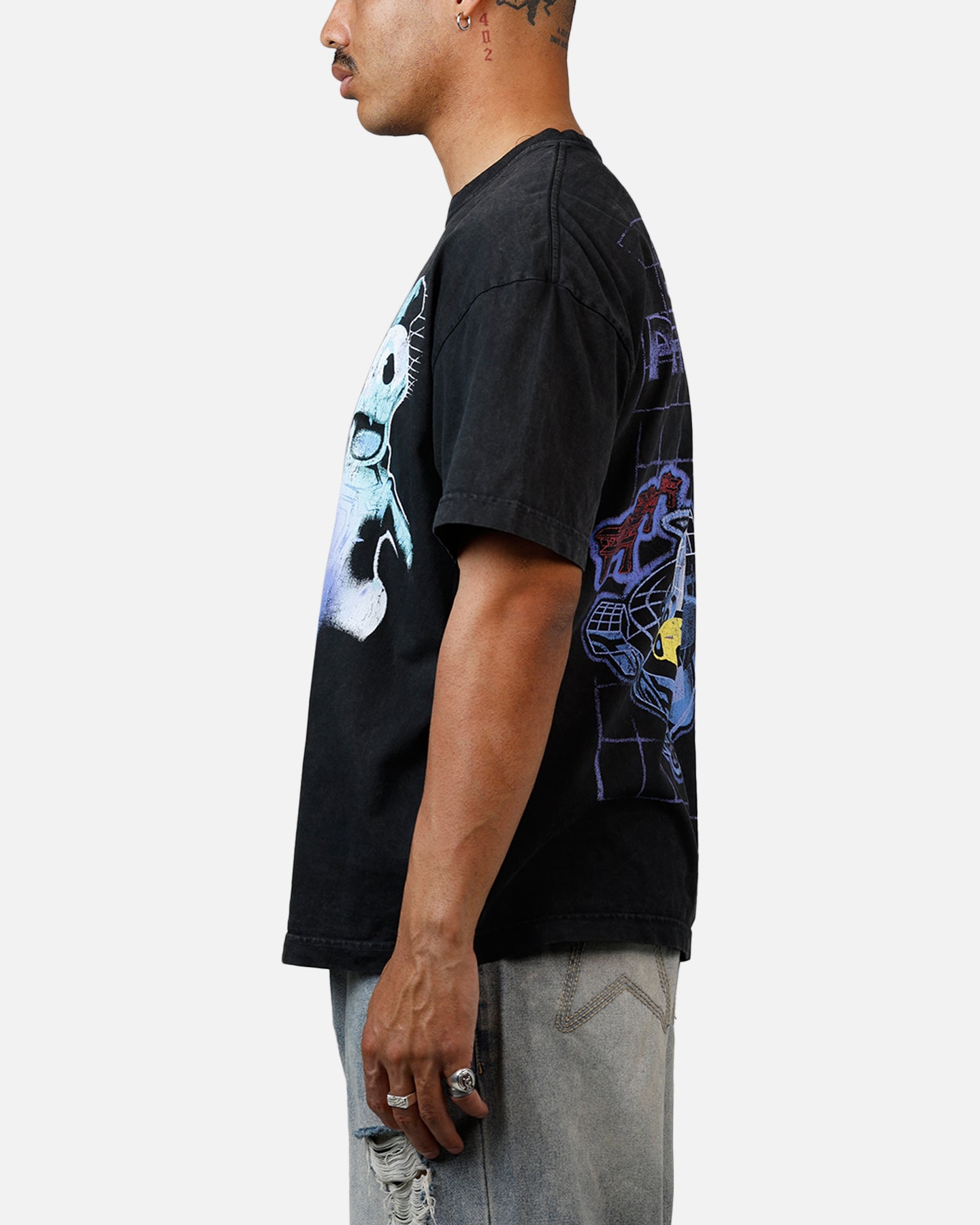 Goat Crew Disney Kingdom Hearts Space Paranoids Heavyweight T-Shirt Black Acidwash、mySite、zt4zffjzw