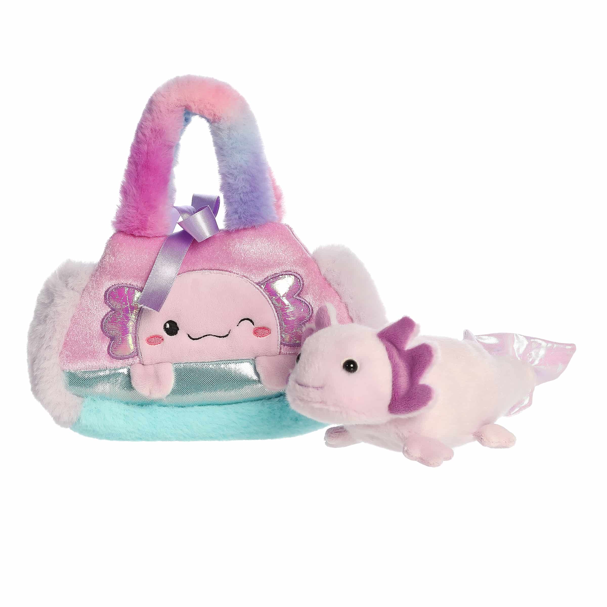 Aurora® - Fancy Pals™ - 7.5 Peek-A-Boo™ Purple Axolotl、mySite、g9winljtr