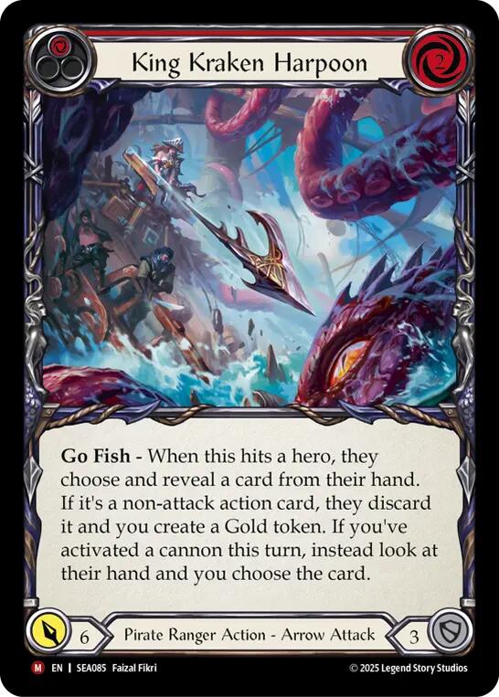 King Kraken Harpoon (Rainbow Foil) SEA085 (High Seas) Rainbow Foil、mySite、waistdrama