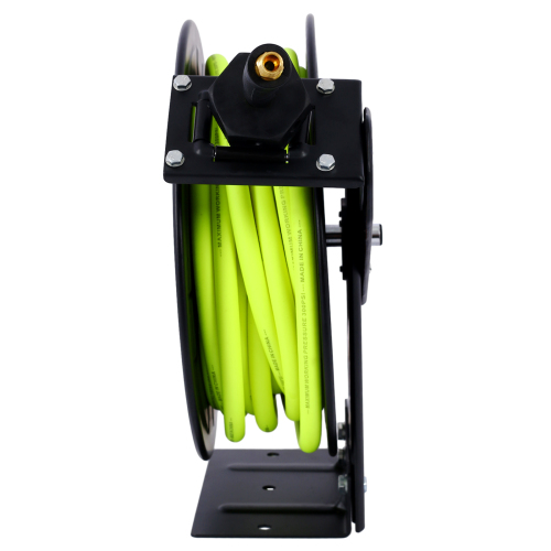 Welding Hose Reel Retractable 1/4 Inch x 100 Foot Twin Oxygen Acetylene Rubber Hoses STD Duty Max 200PSI Heavy Duty Industrial Single Arm Construction、、eastwooduniform