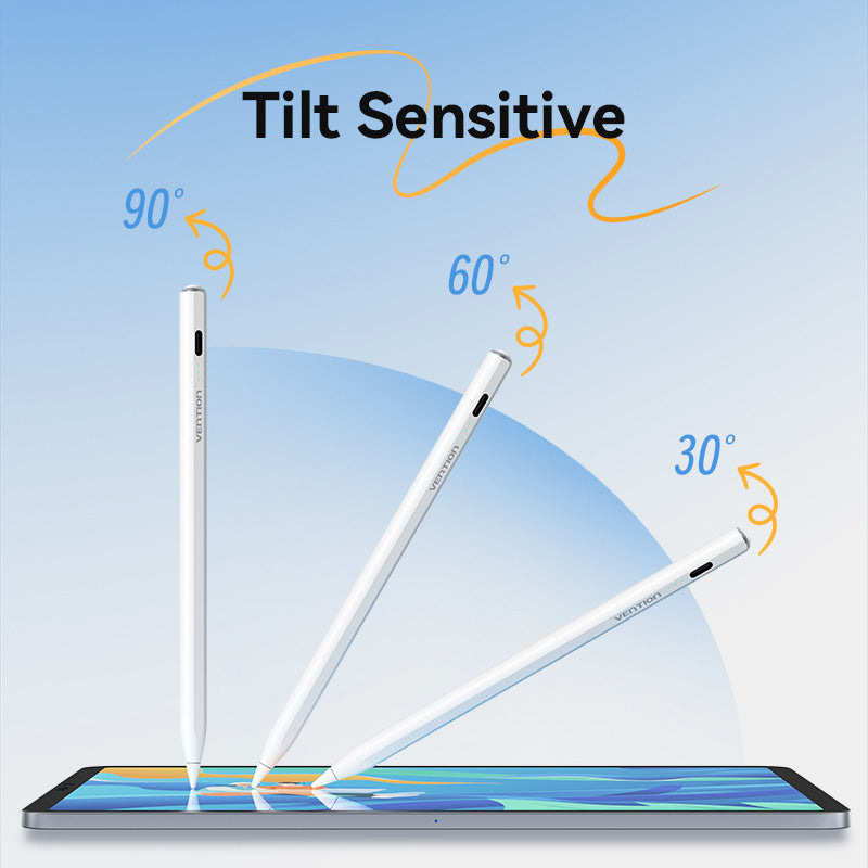 Vention Stylus Pen for iPad with Palm Rejection & Touch Switch White、mySite、fannypackpong