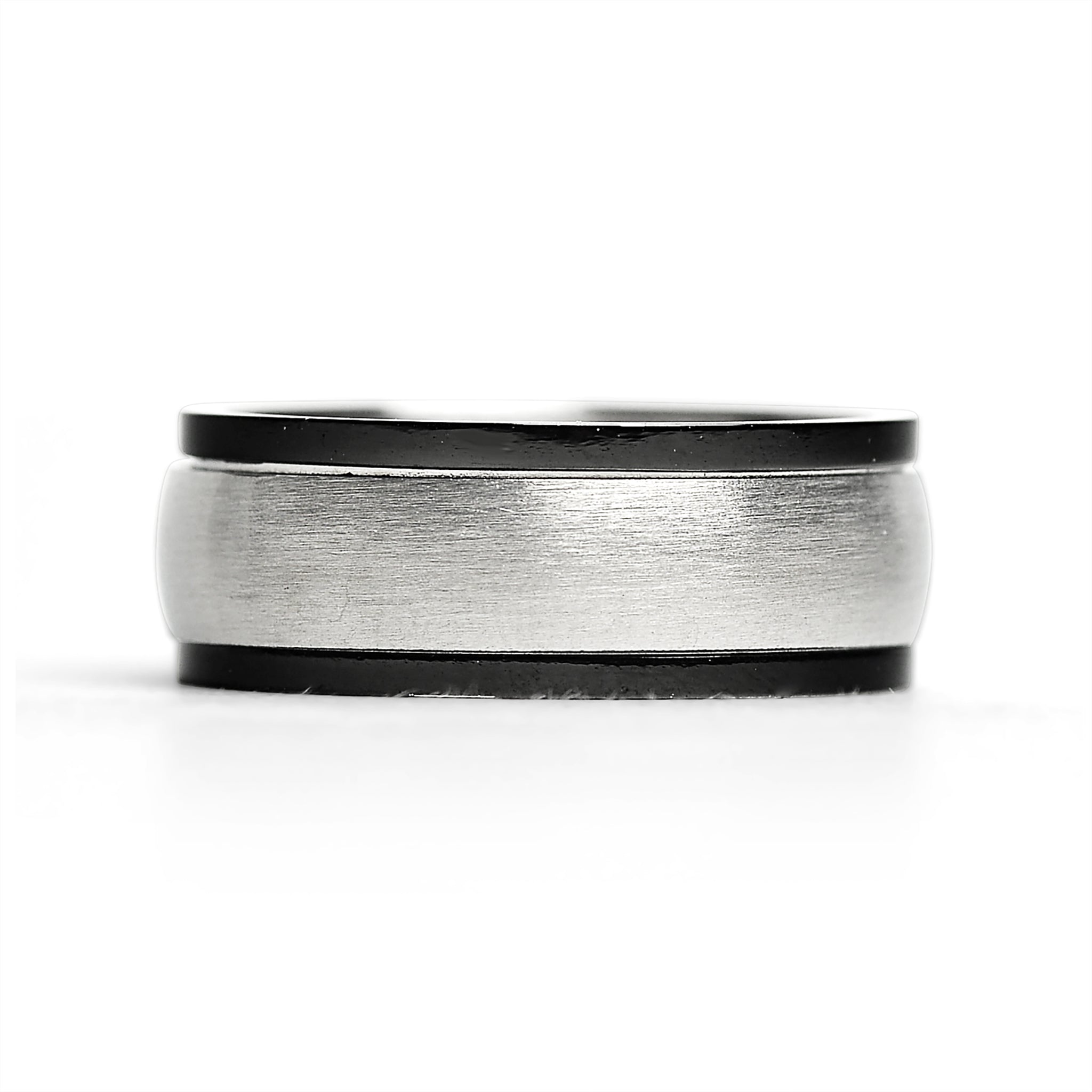 Stainless Steel Highly Polished Black Trim Spinner Center Ring / SRJ9002、mySite、dreamappss
