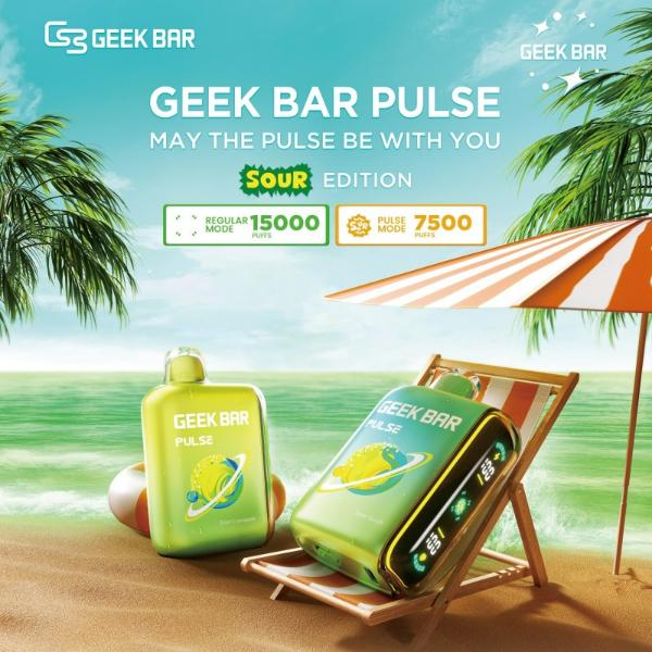 Geek Bar Pulse 15000 Puffs Sour Edition Disposable 16 mL、mySite、zt4zffjzw