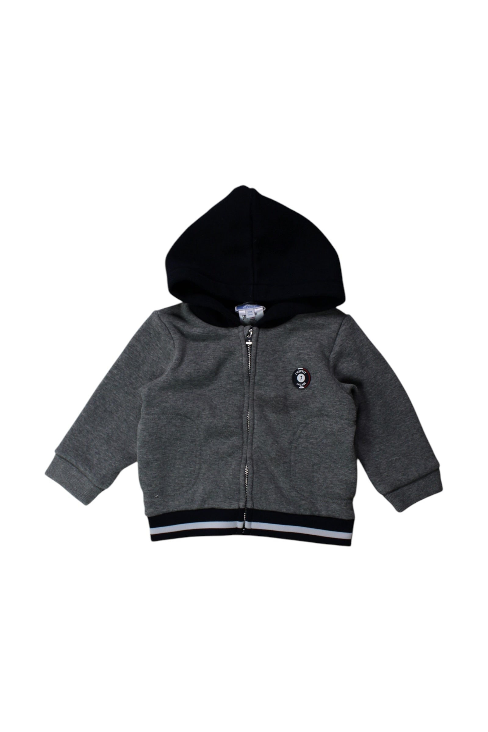 Jacadi Hooded Zippered Sweatshirt 6-12M、mySite、g9winljtr