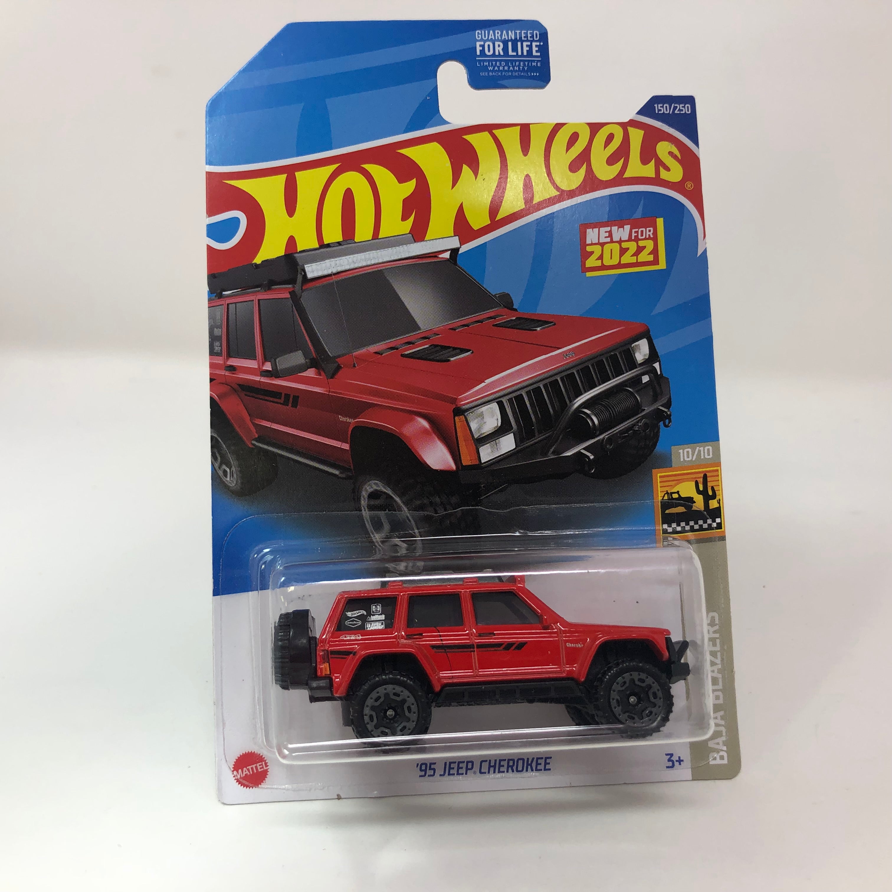 '95 Jeep Cherokee #150 * RED * 2022 Hot Wheels、mySite、hgirdovlk