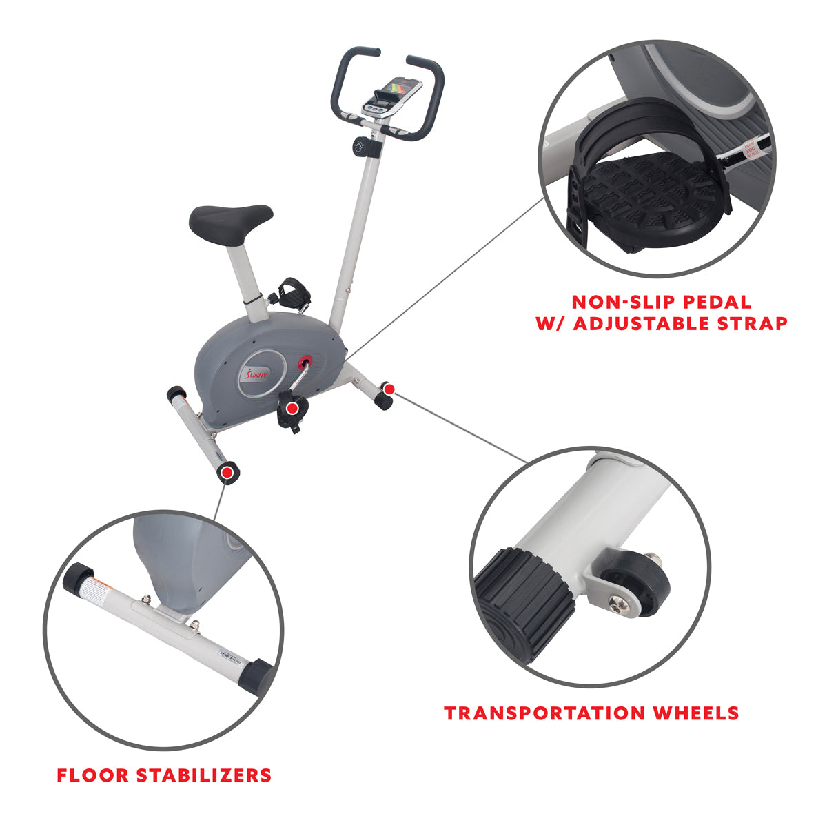  Upright Magnetic Resistance Exercise Bike、mySite、ghnorth