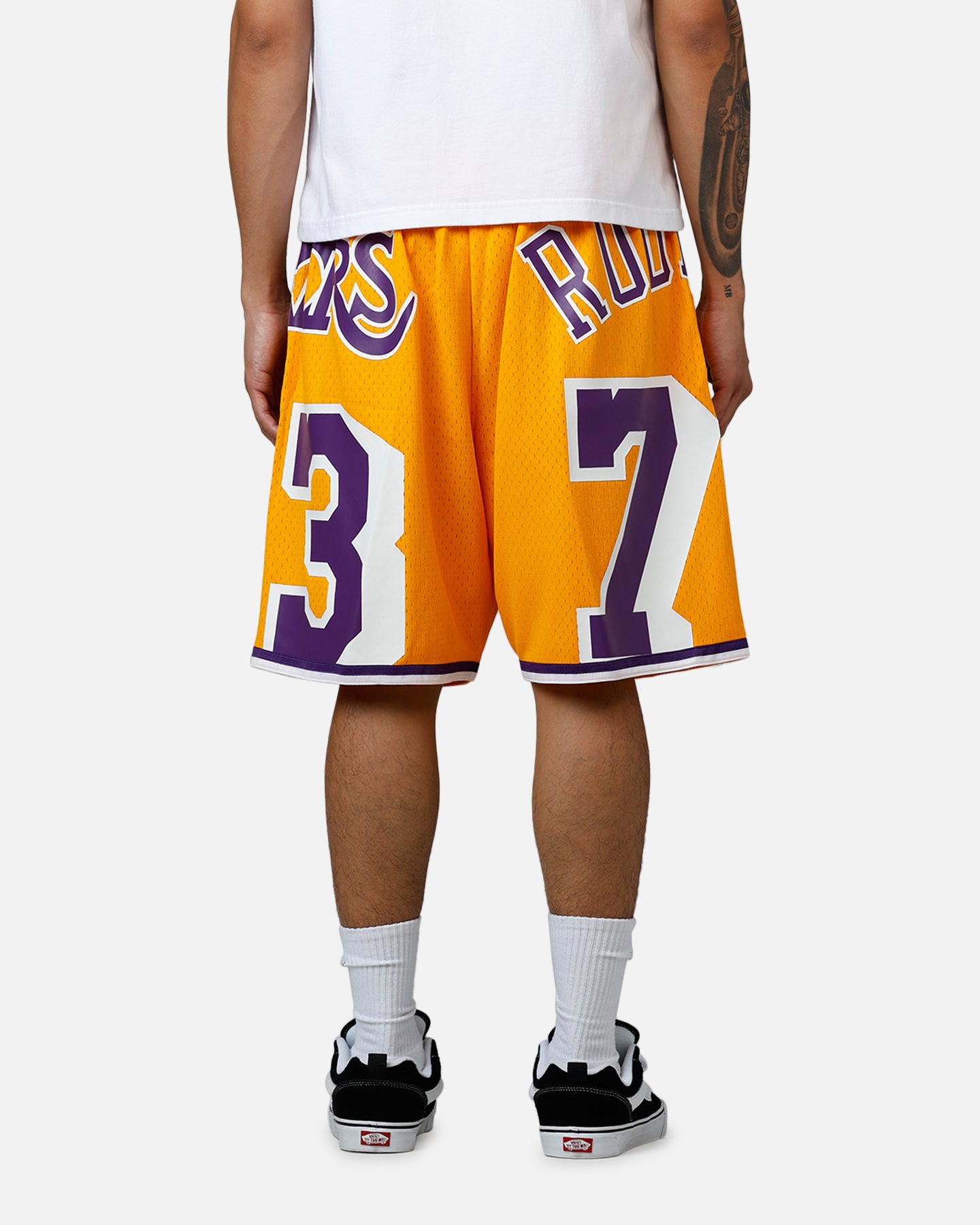 Mitchell & Ness Los Angeles Lakers Dennis Rodman Maxxed Out Shorts Yellow/Purple、mySite、zt4zffjzw